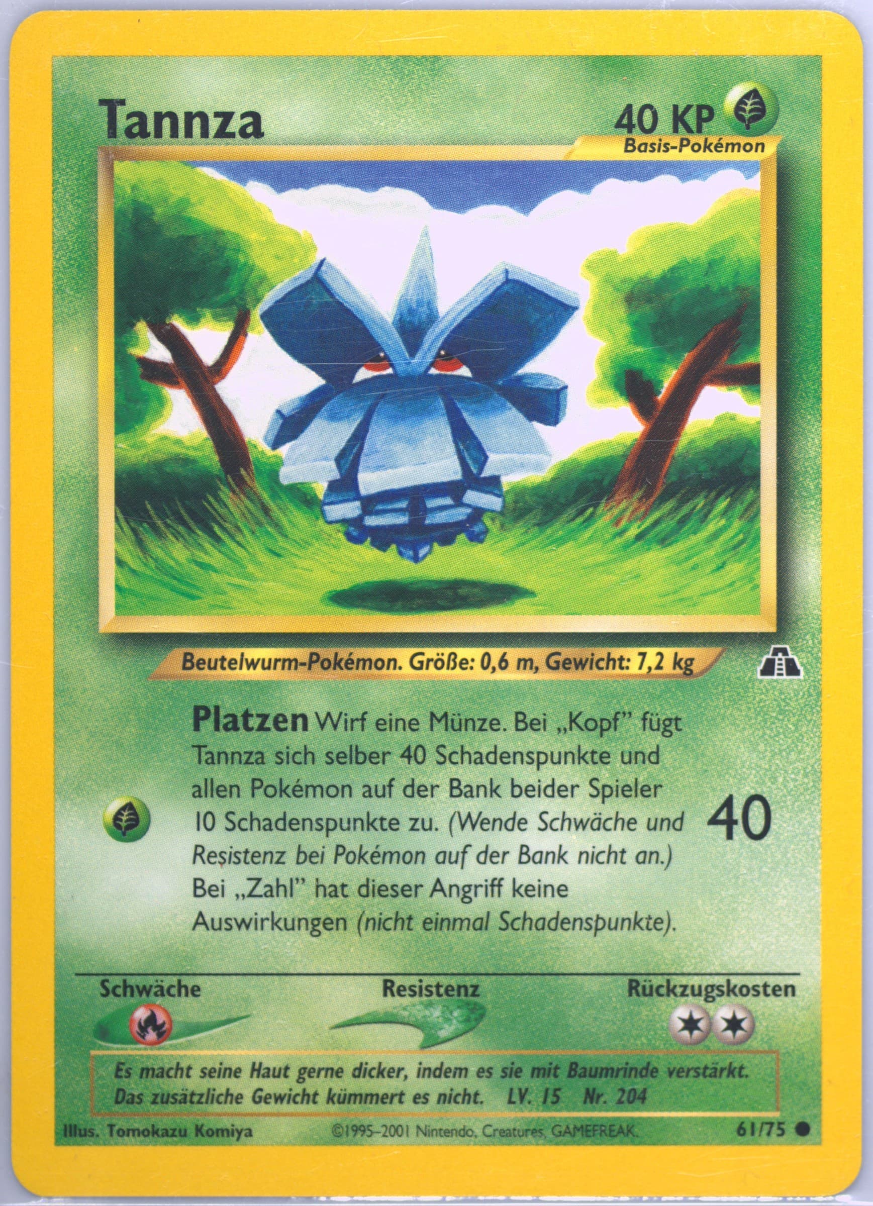 Tannza German (61) 2001 Pokemon Neo Discovery