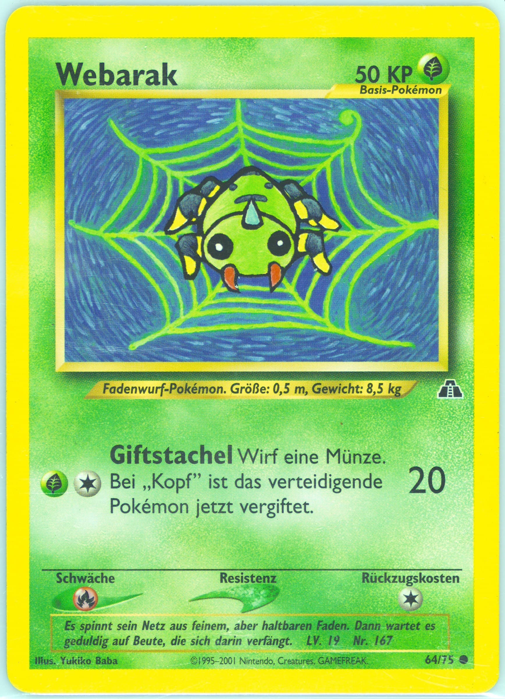Webarak German (64) 2001 Pokemon Neo Discovery