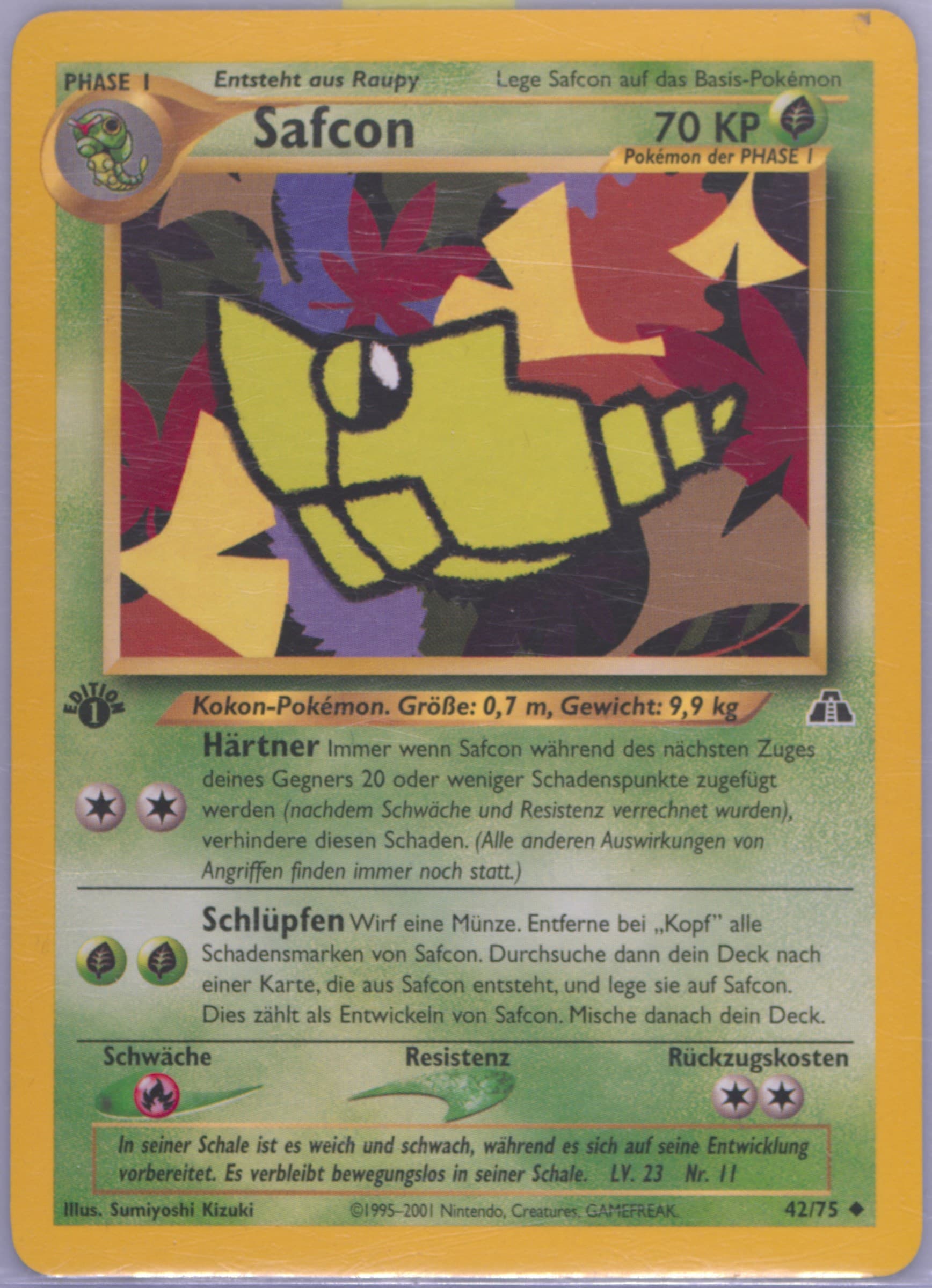 Safcon German-1st Edition (42) 2001 Pokemon Neo Discovery