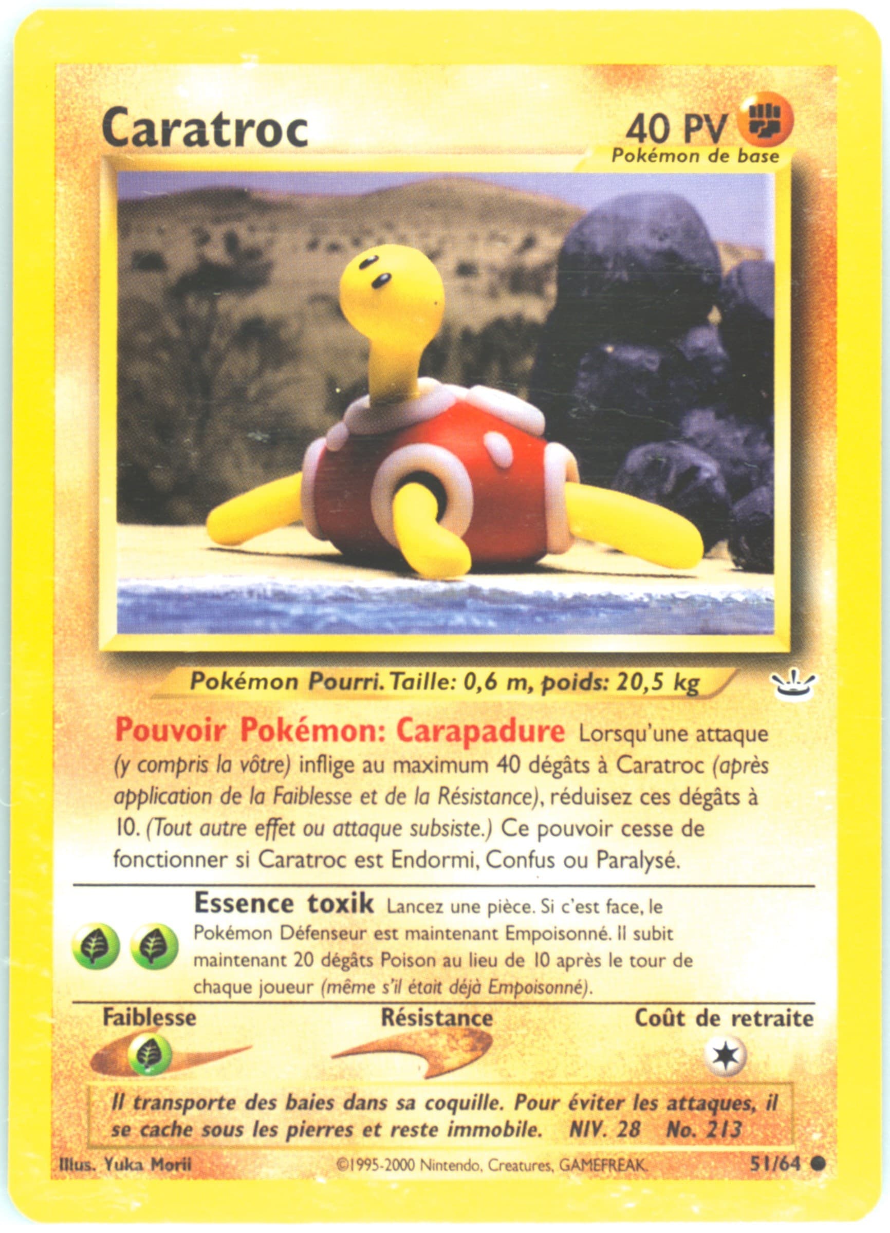 Caratroc (51) 2002 Pokemon French Neo Revelation