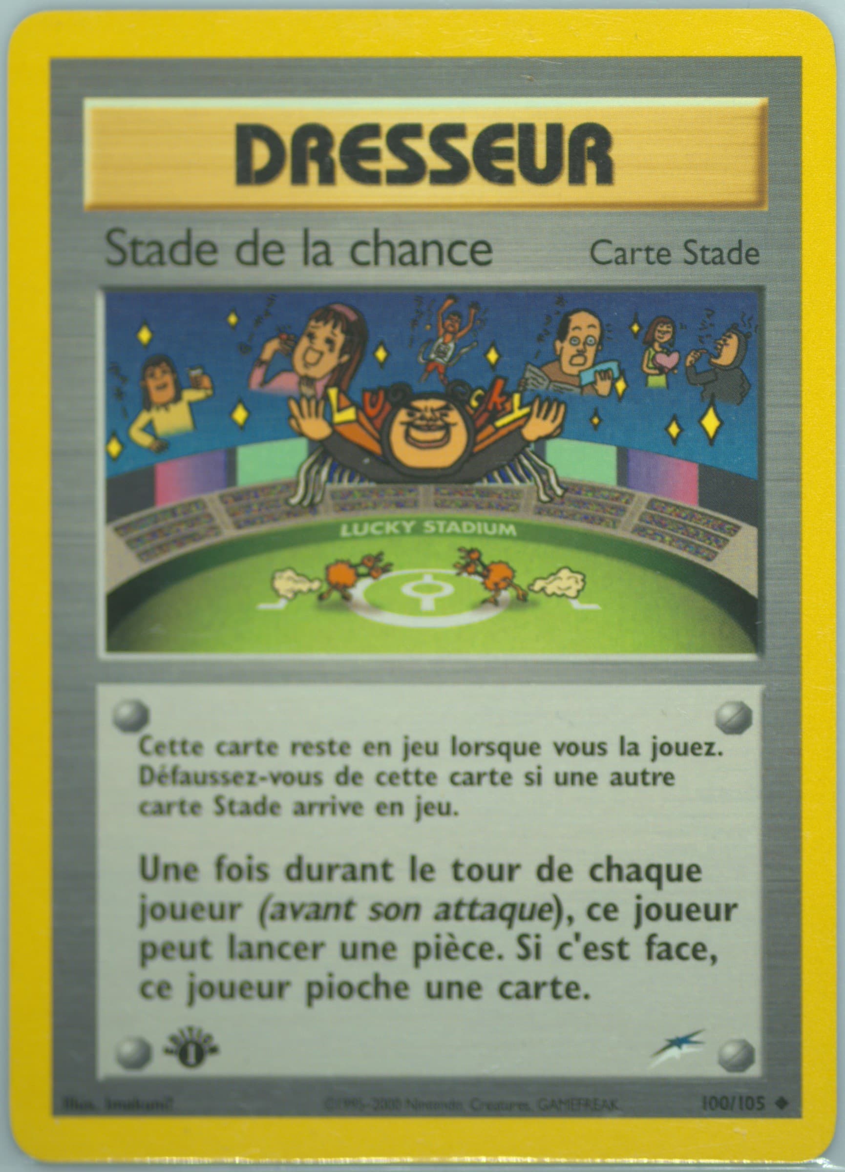 Stade de La Chance French-1st Edition (100) 2002 Pokemon Neo Destiny