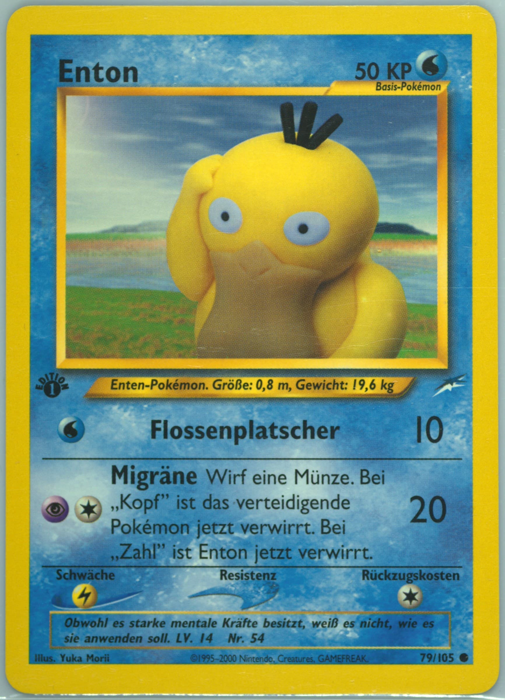 Enton German-1st Edition (79) 2002 Pokemon Neo Destiny