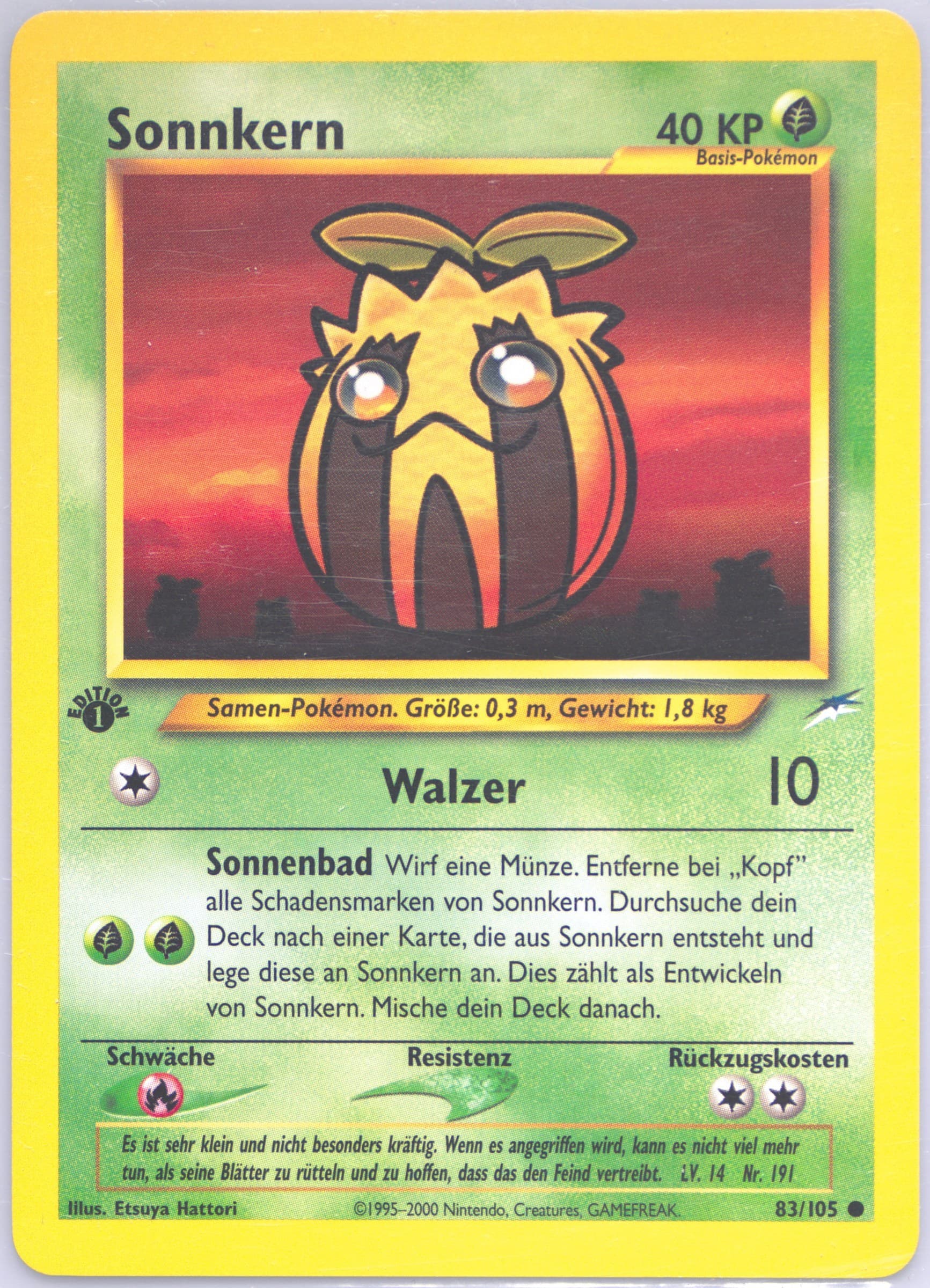 Sonnkern German-1st Edition (83) 2002 Pokemon Neo Destiny