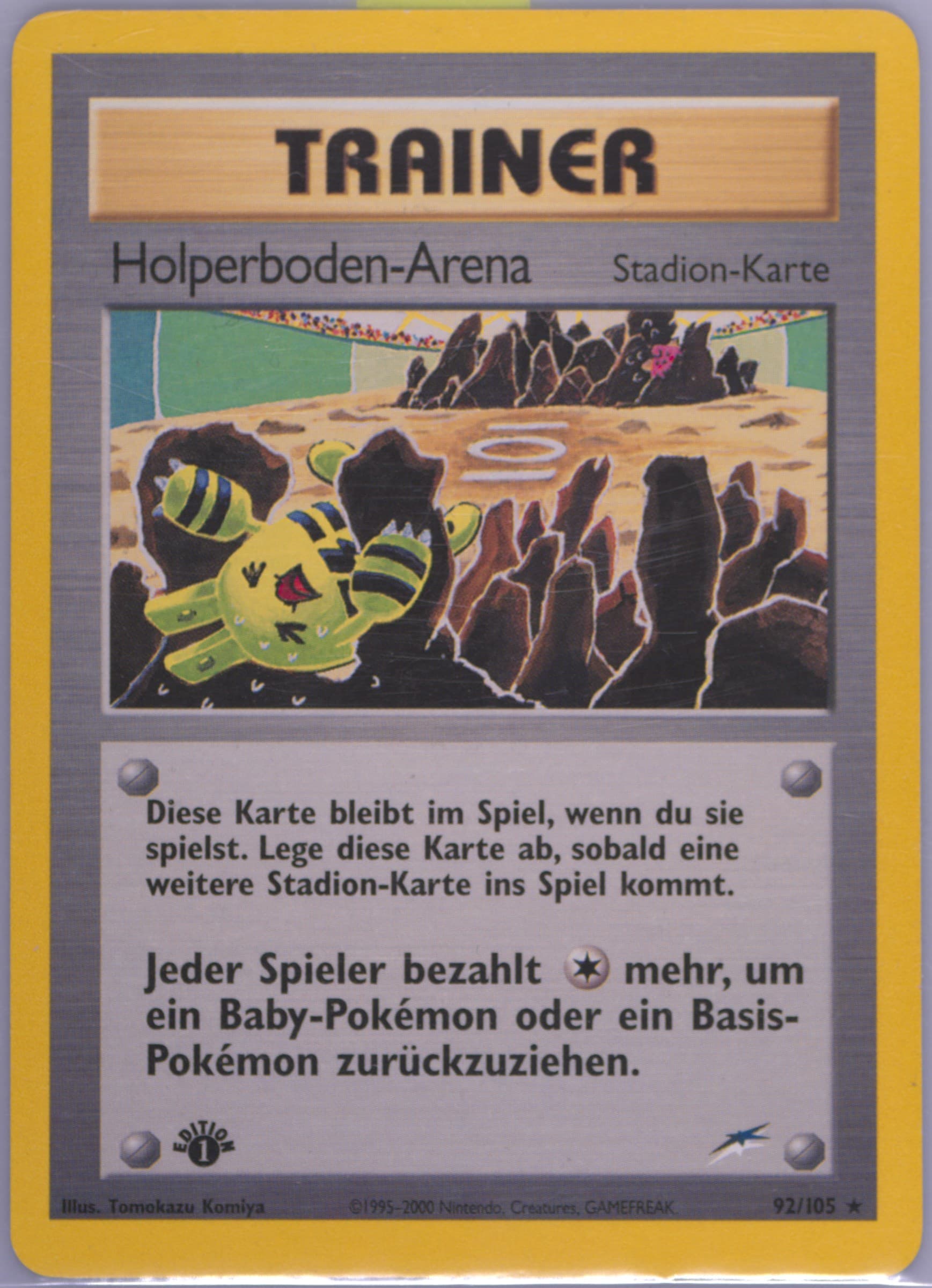 Holperboden-Arena German-1st Edition (92) 2002 Pokemon Neo Destiny