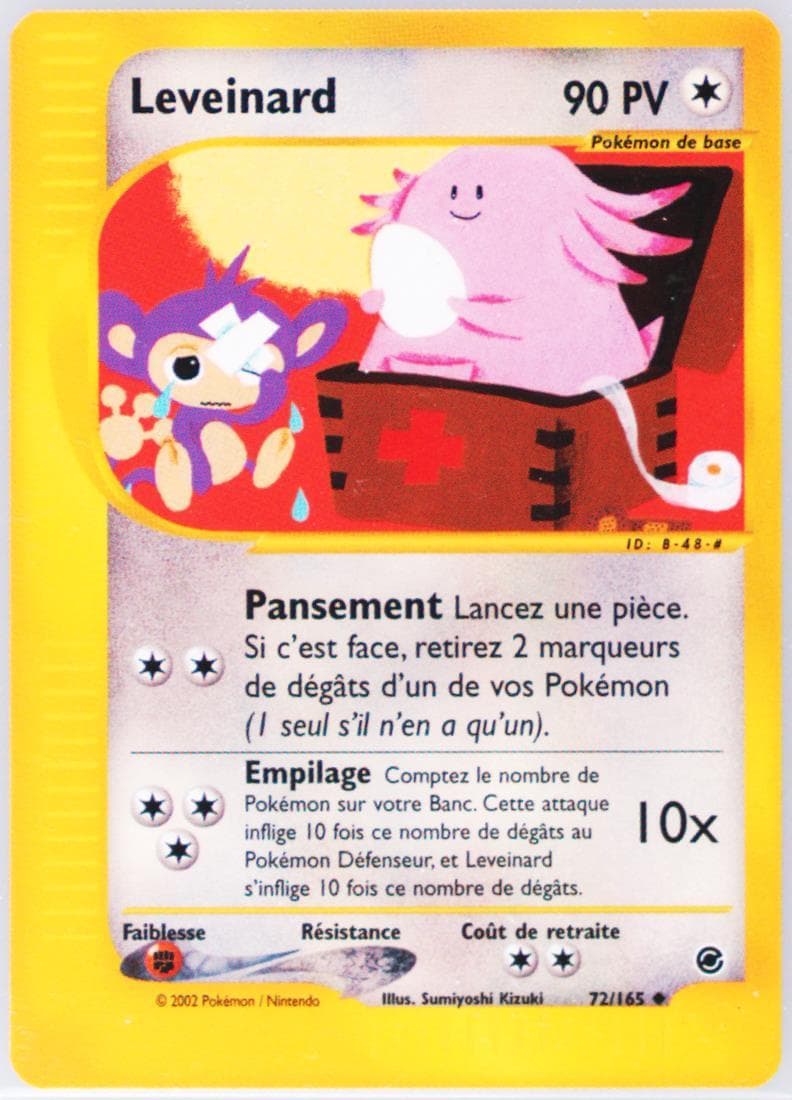 Leveinard (72) 2003 Pokemon French Expedition