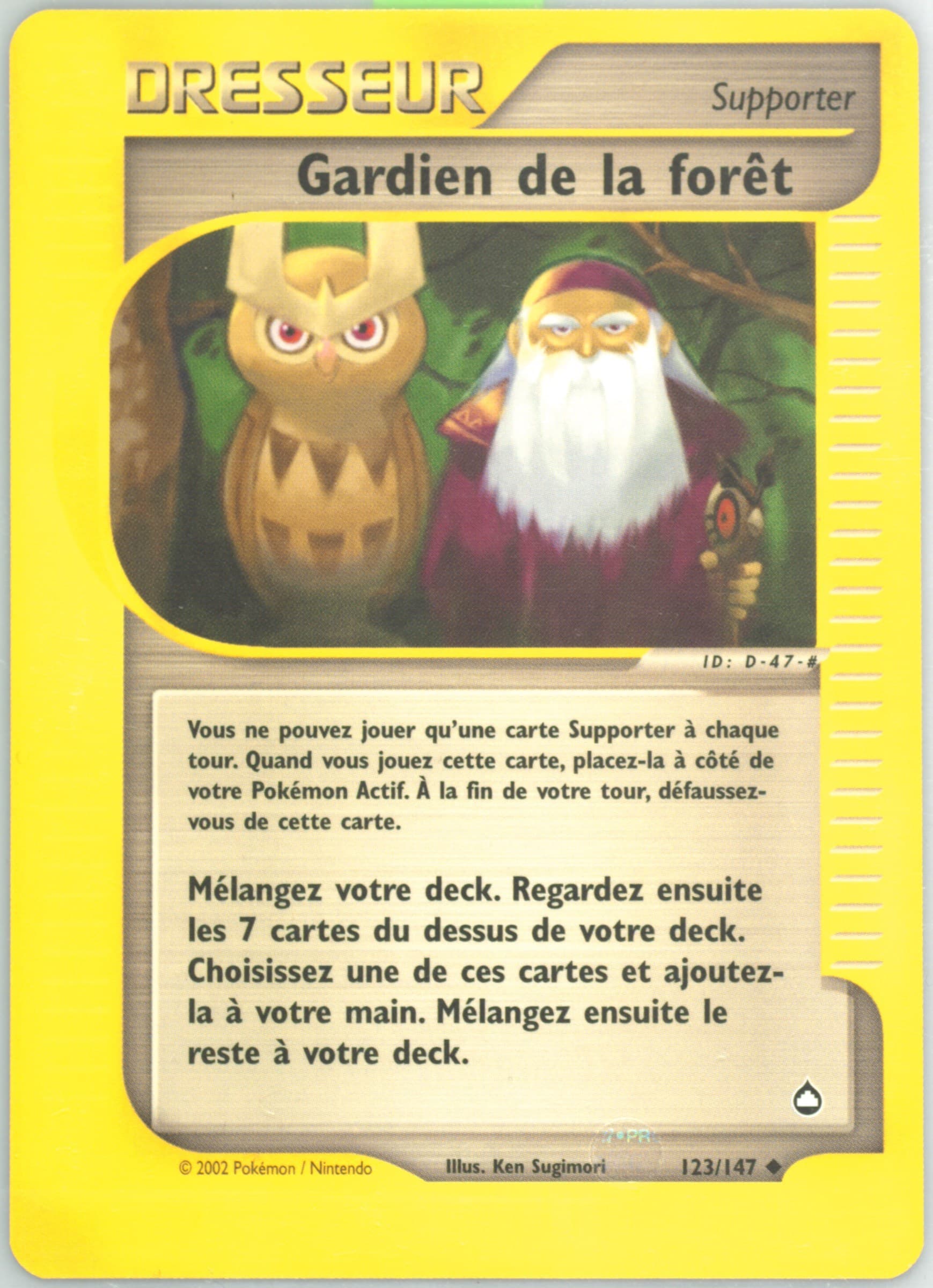 Gardien de La Foret French (123) 2003 Pokemon Aquapolis