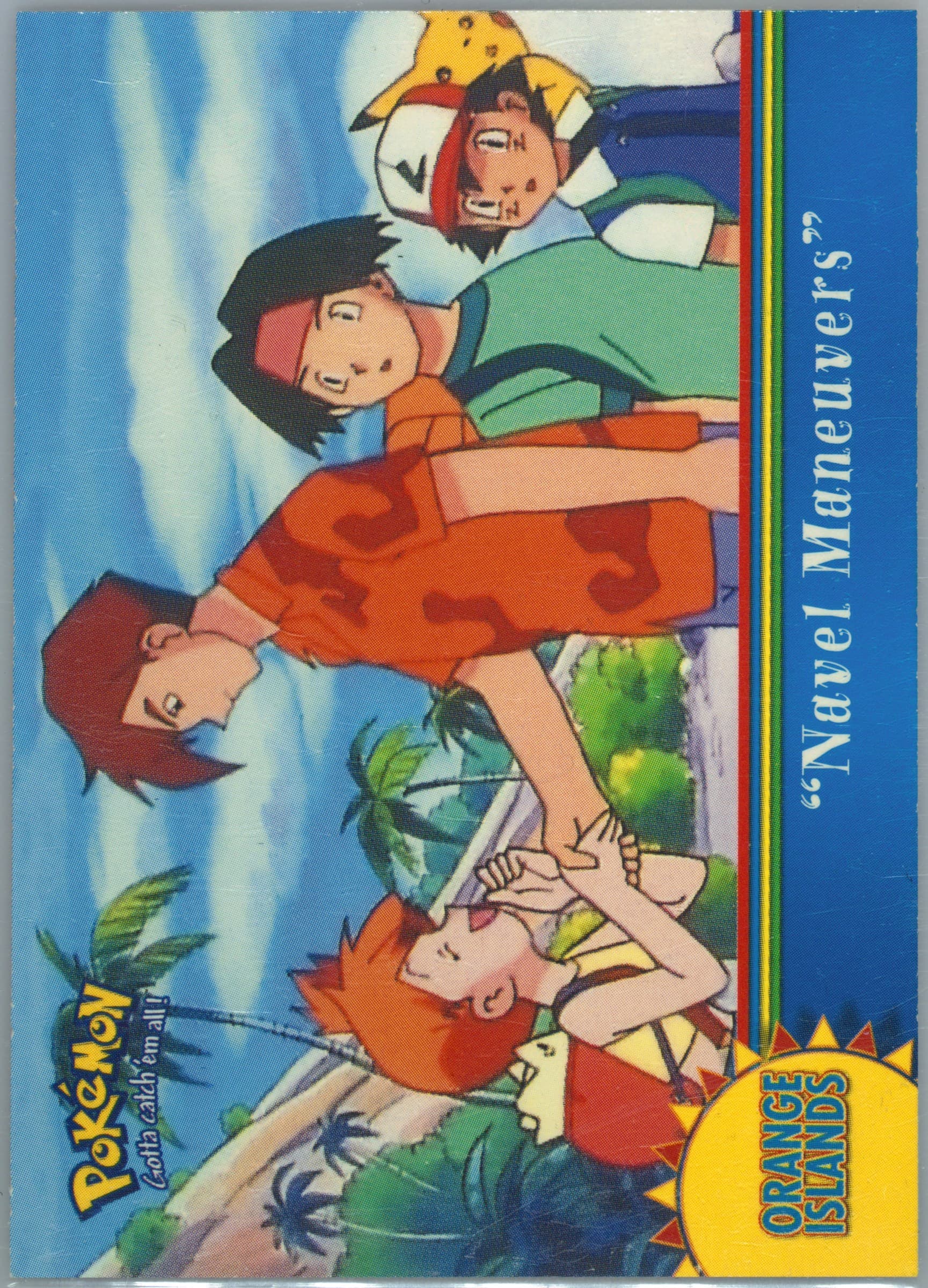 Navel Maneuvers (OR10) 2000 Topps Pokemon TV Animation Series 3 Orange Islands