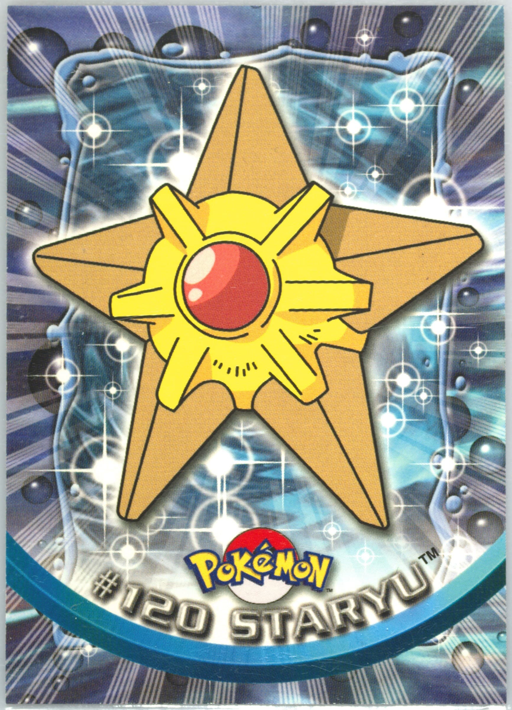 Staryu (120) 2000 Topps Pokemon TV Animation Series 3