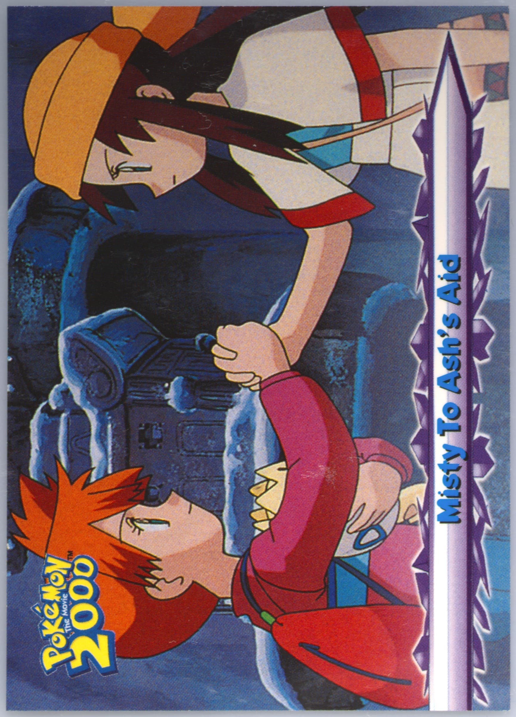 Misty to Ash's Aid (59) 2000 Topps Pokemon the Movie 2000