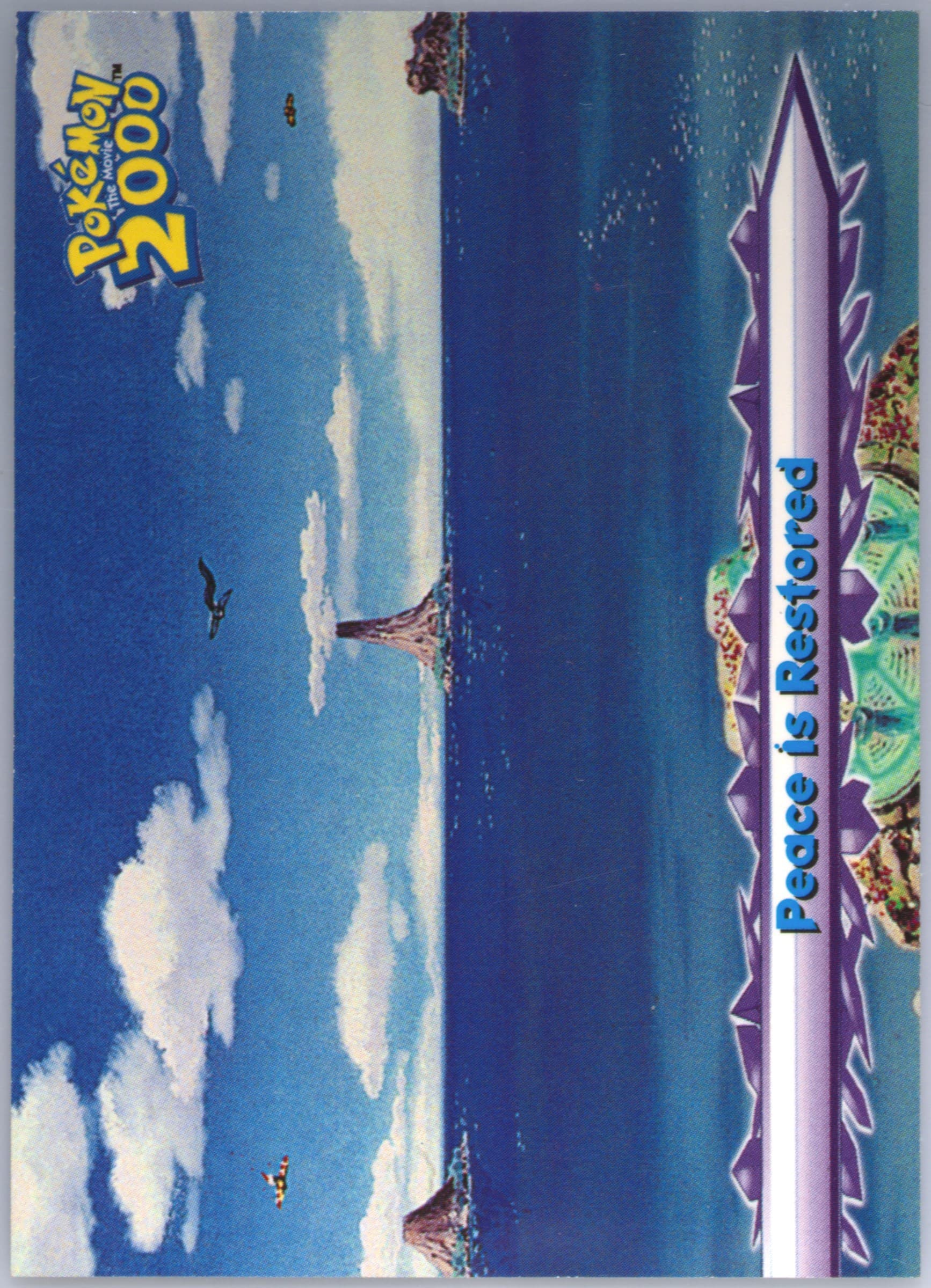 Peace Is Restored (67) 2000 Topps Pokemon the Movie 2000