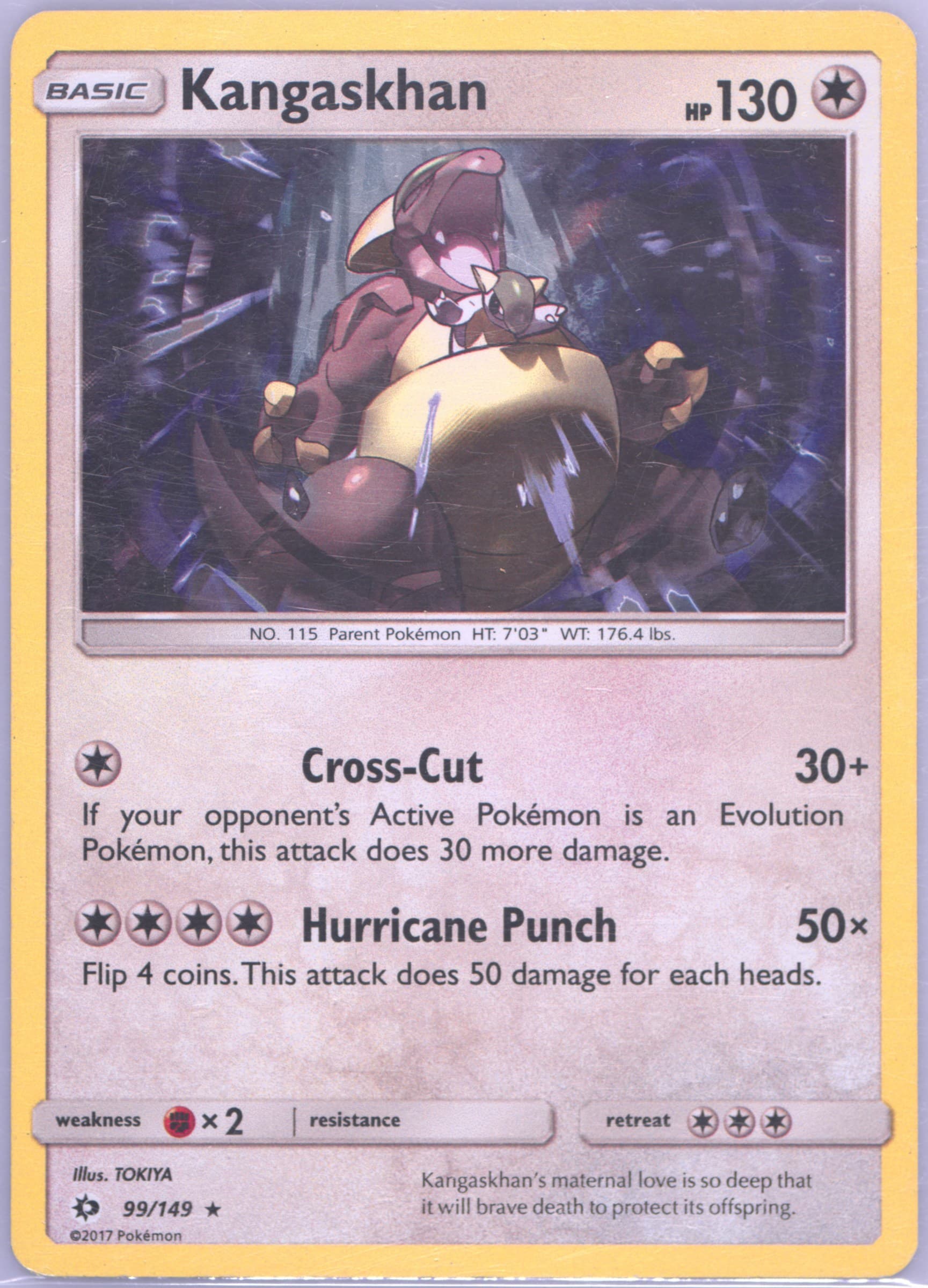 Kangaskhan Forest Shadow Theme Deck (99) 2017 Pokemon Sun & Moon