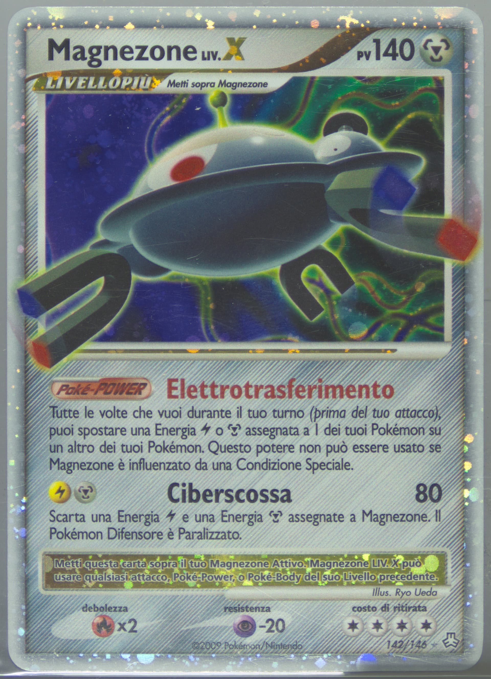 Magnezone LIV.X-Holo Italian (142) 2008 Pokemon Diamond & Pearl Legends Awakened