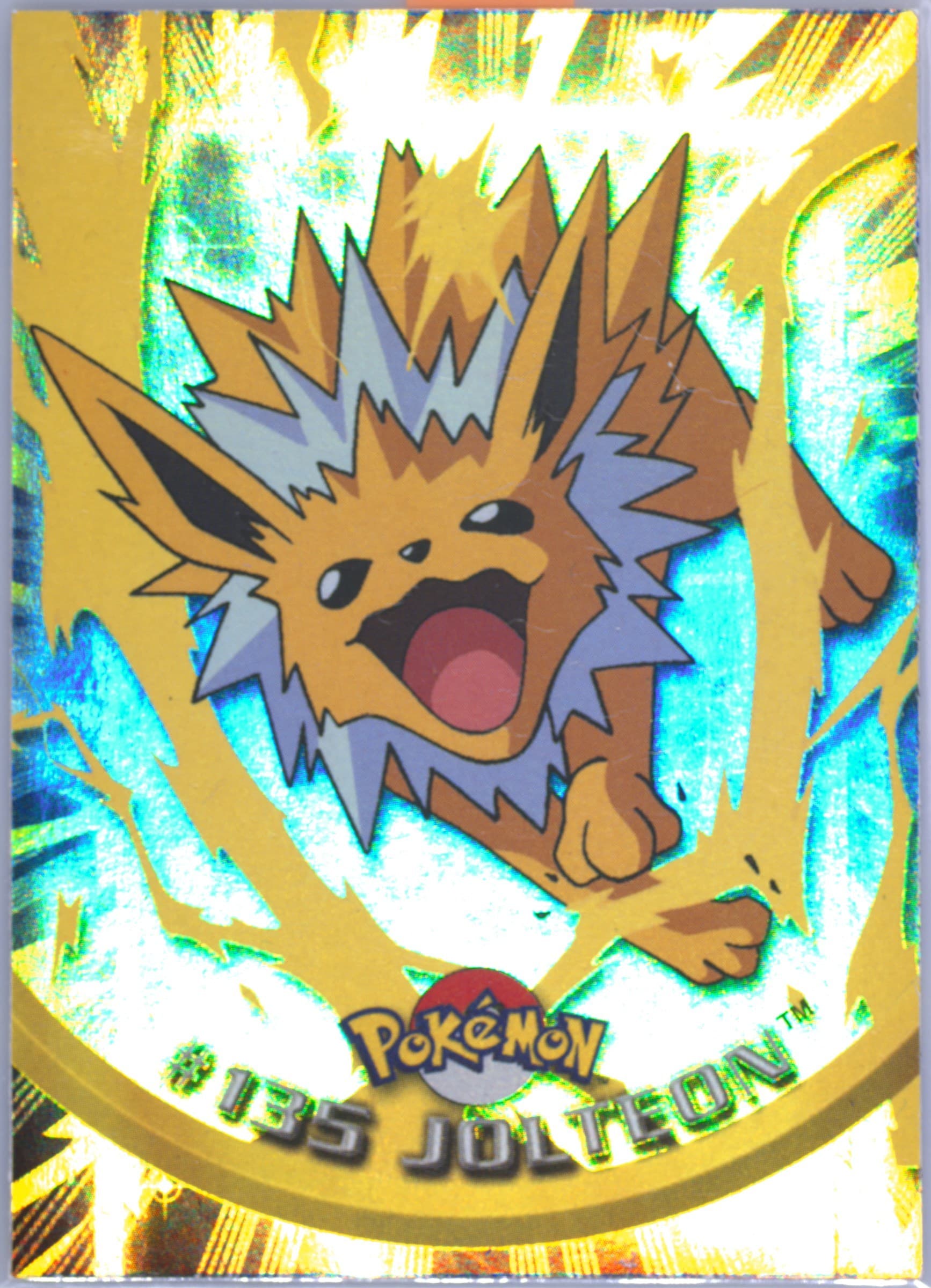 Jolteon Rainbow Foil (135) 2000 Topps Pokemon TV Animation Series 3