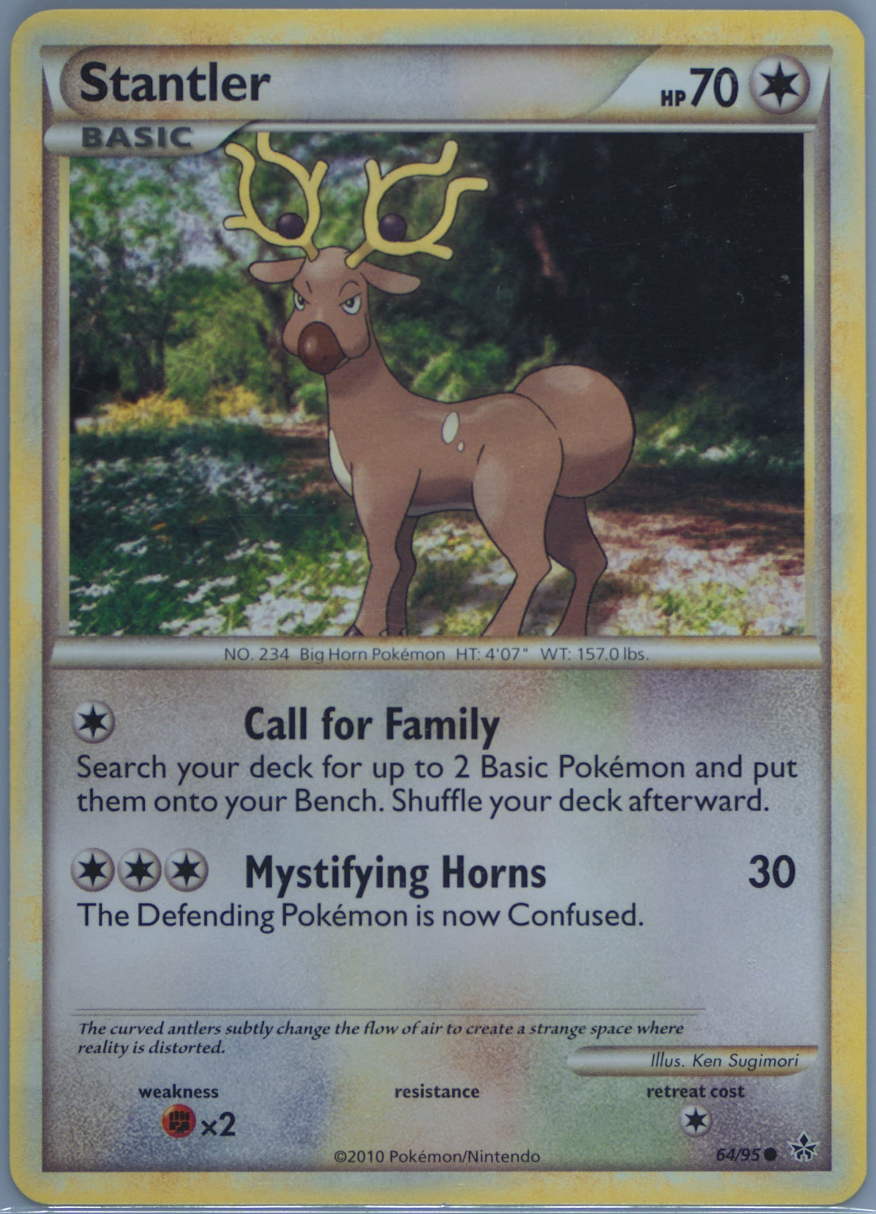 Stantler (64) 2010 Pokemon Heartgold & Soulsilver Unleashed