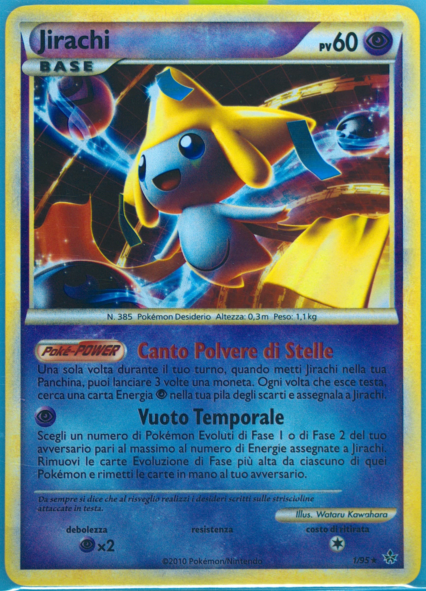 Jirachi-Holo Italian (1) 2010 Pokemon Heartgold & Soulsilver Unleashed