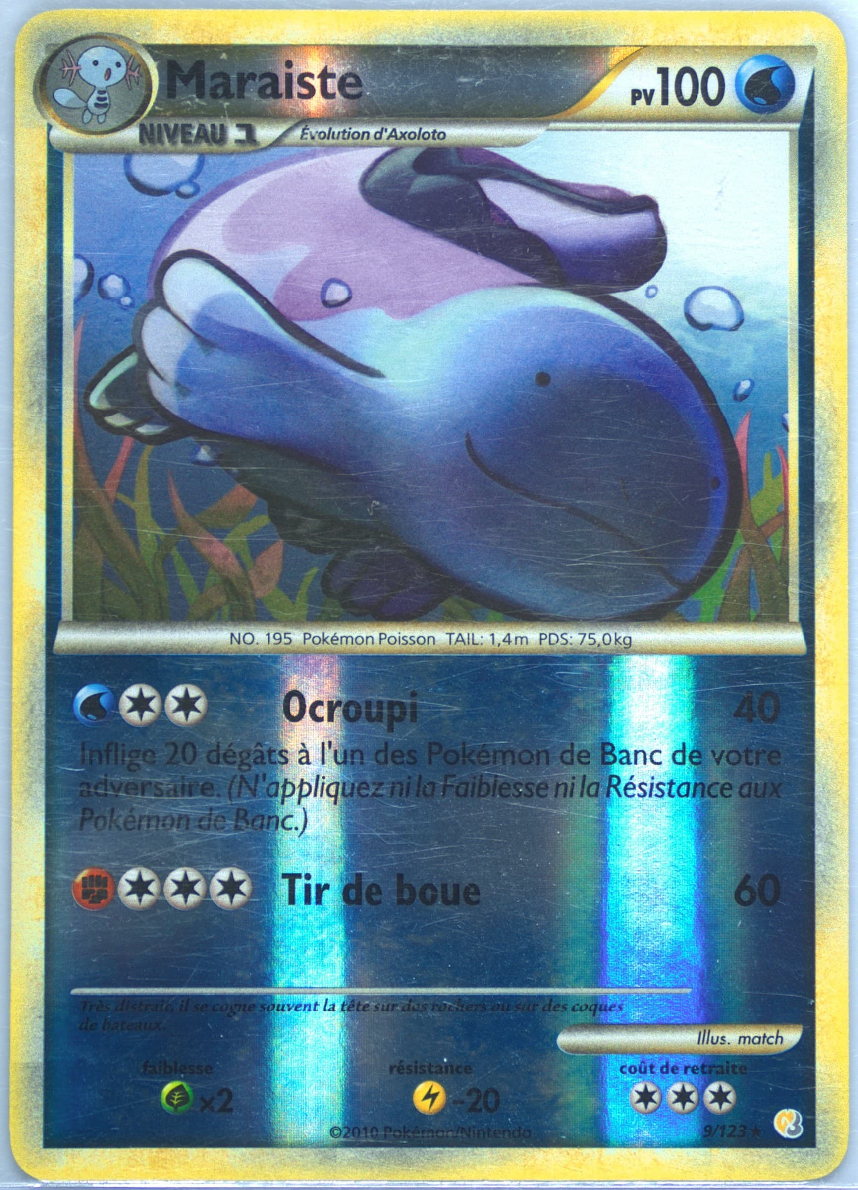 Maraiste-Reverse Foil French (9) 2010 Pokemon Heartgold & Soulsilver