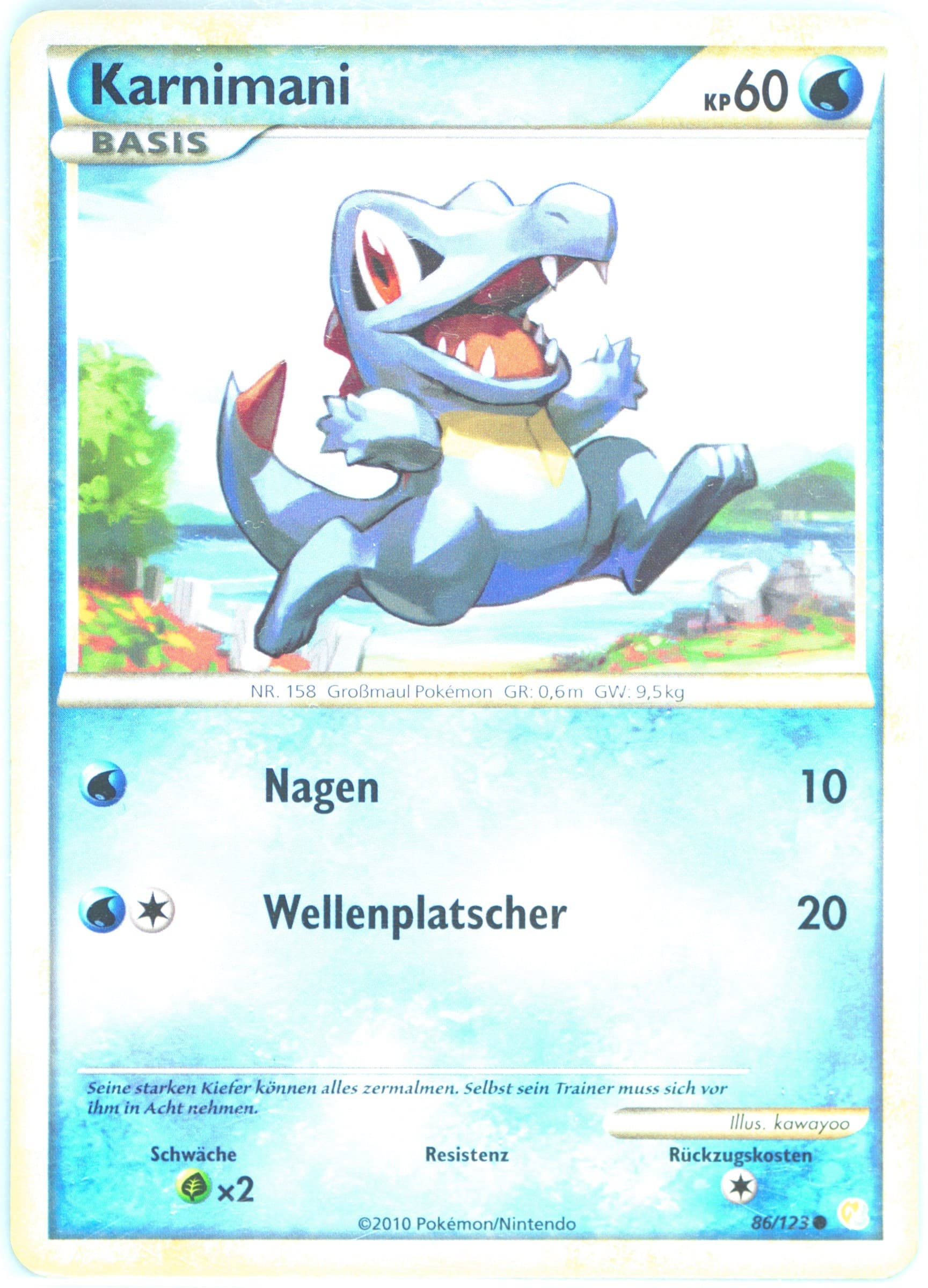Karnimani German (86) 2010 Pokemon Heartgold & Soulsilver