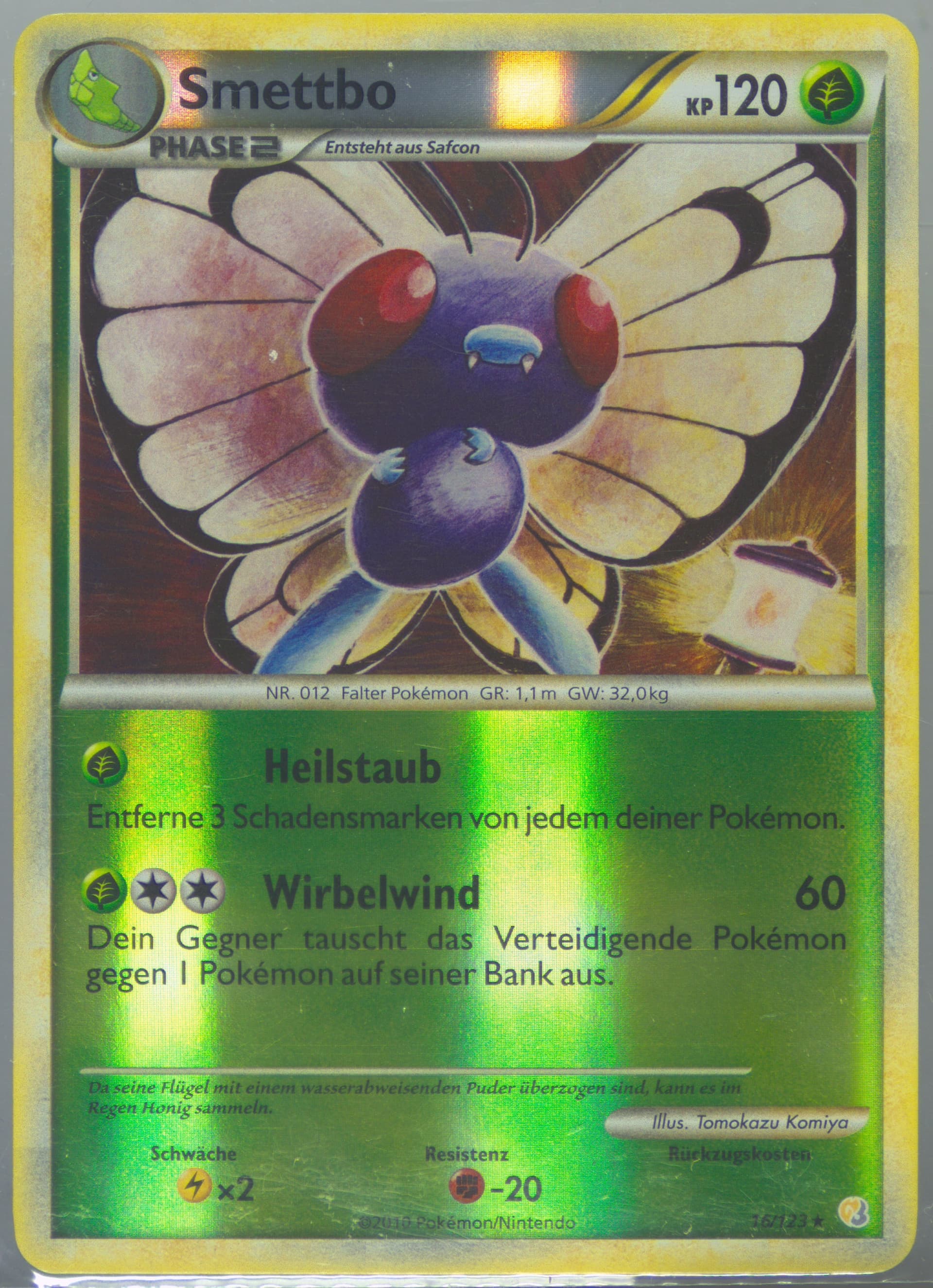 Smettbo-Reverse Foil German (16) 2010 Pokemon Heartgold & Soulsilver