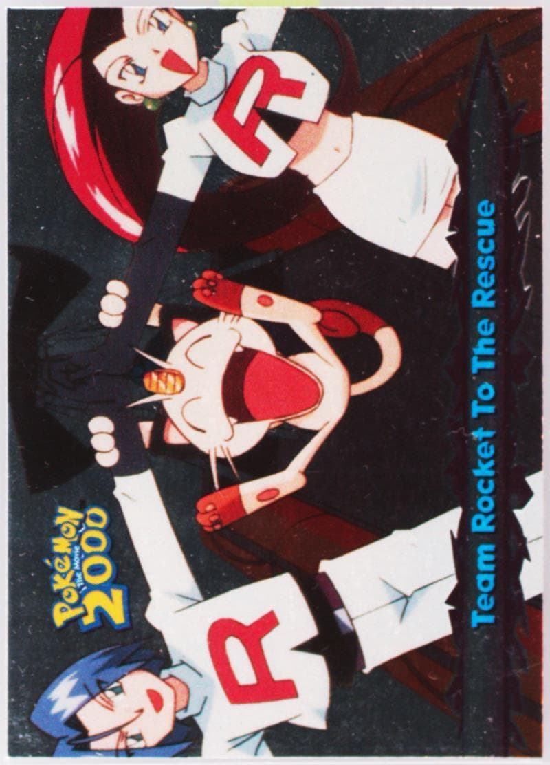 Team Rocket to the Rescue Foil (50) 2000 Topps Pokemon the Movie 2000