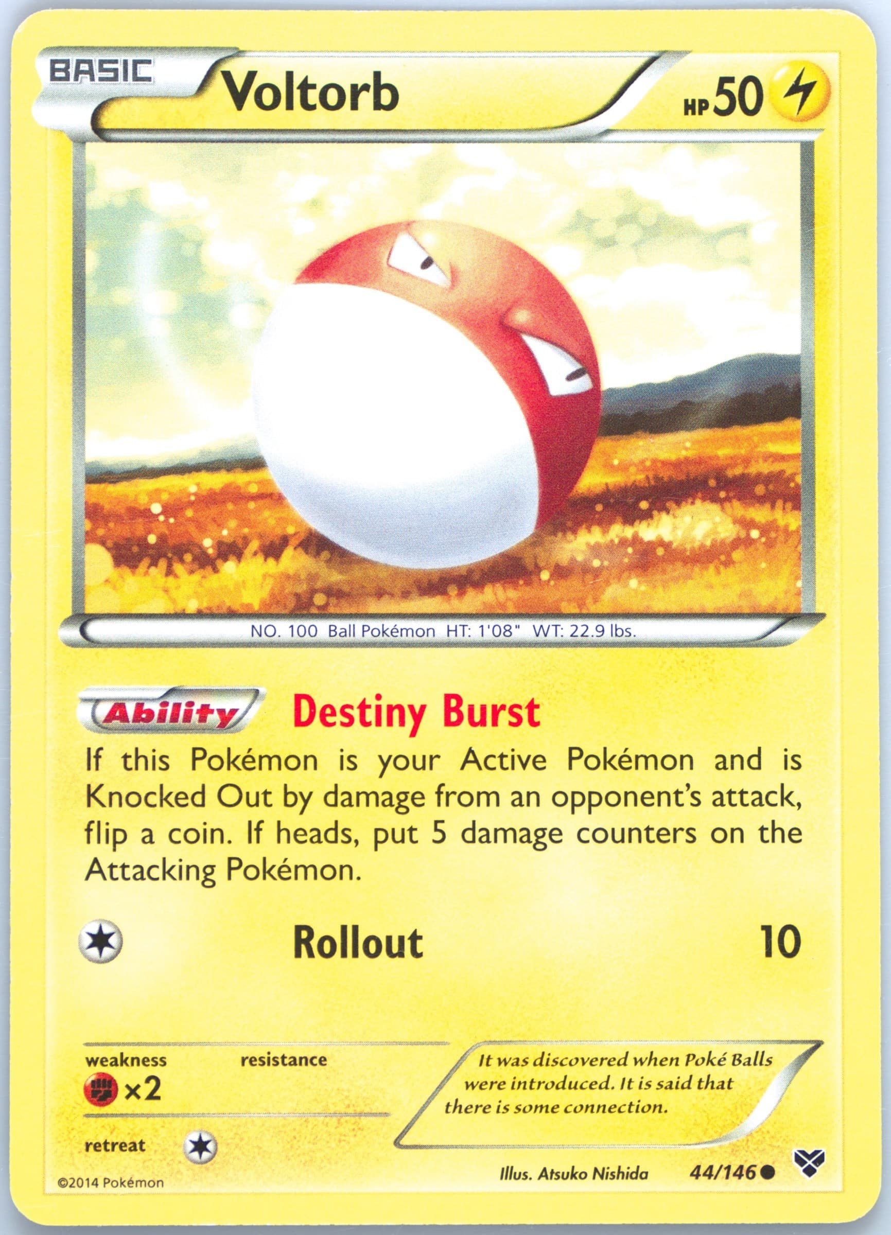 Voltorb (44) 2014 Pokemon XY