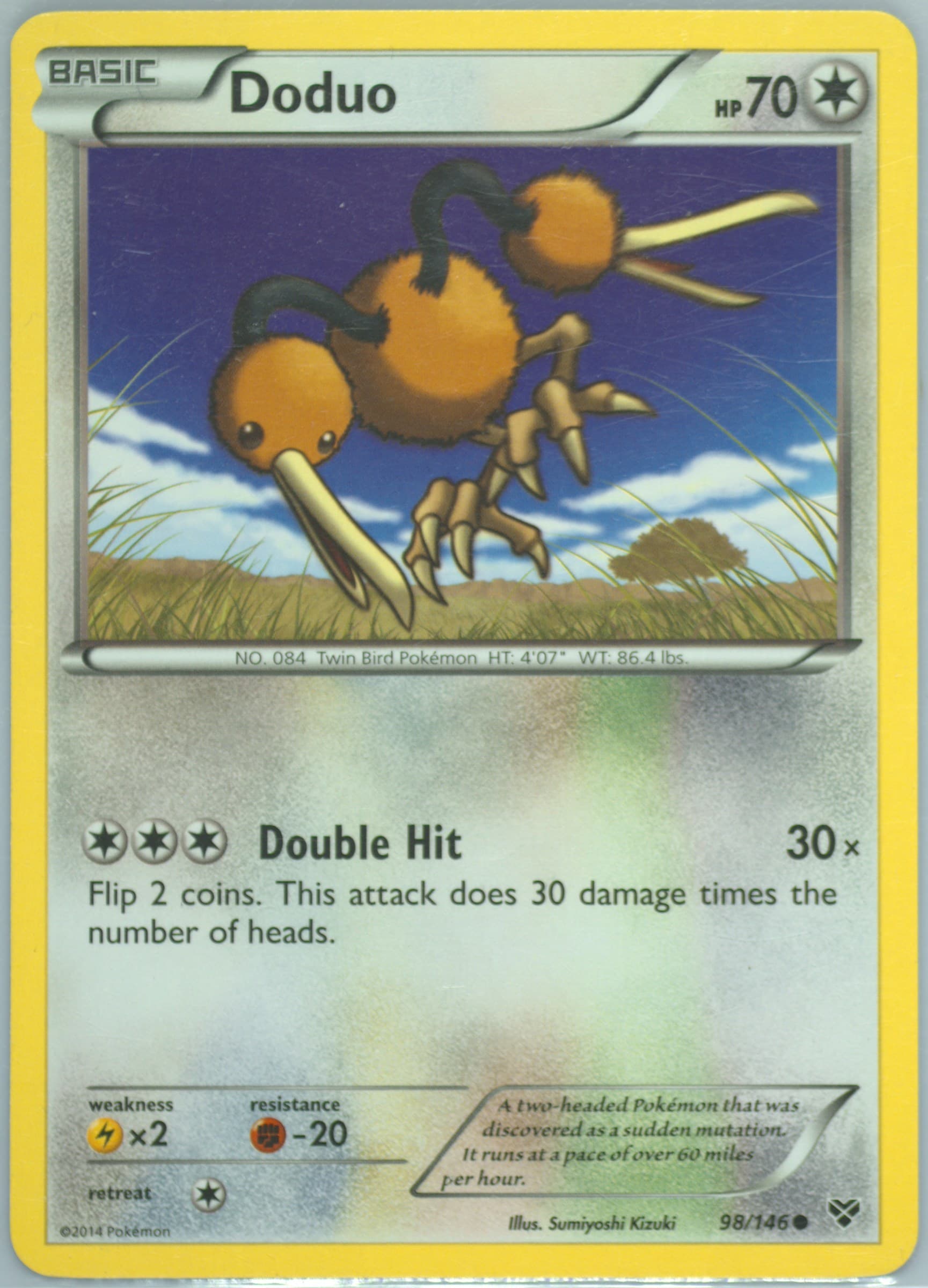 Doduo (98) 2014 Pokemon XY
