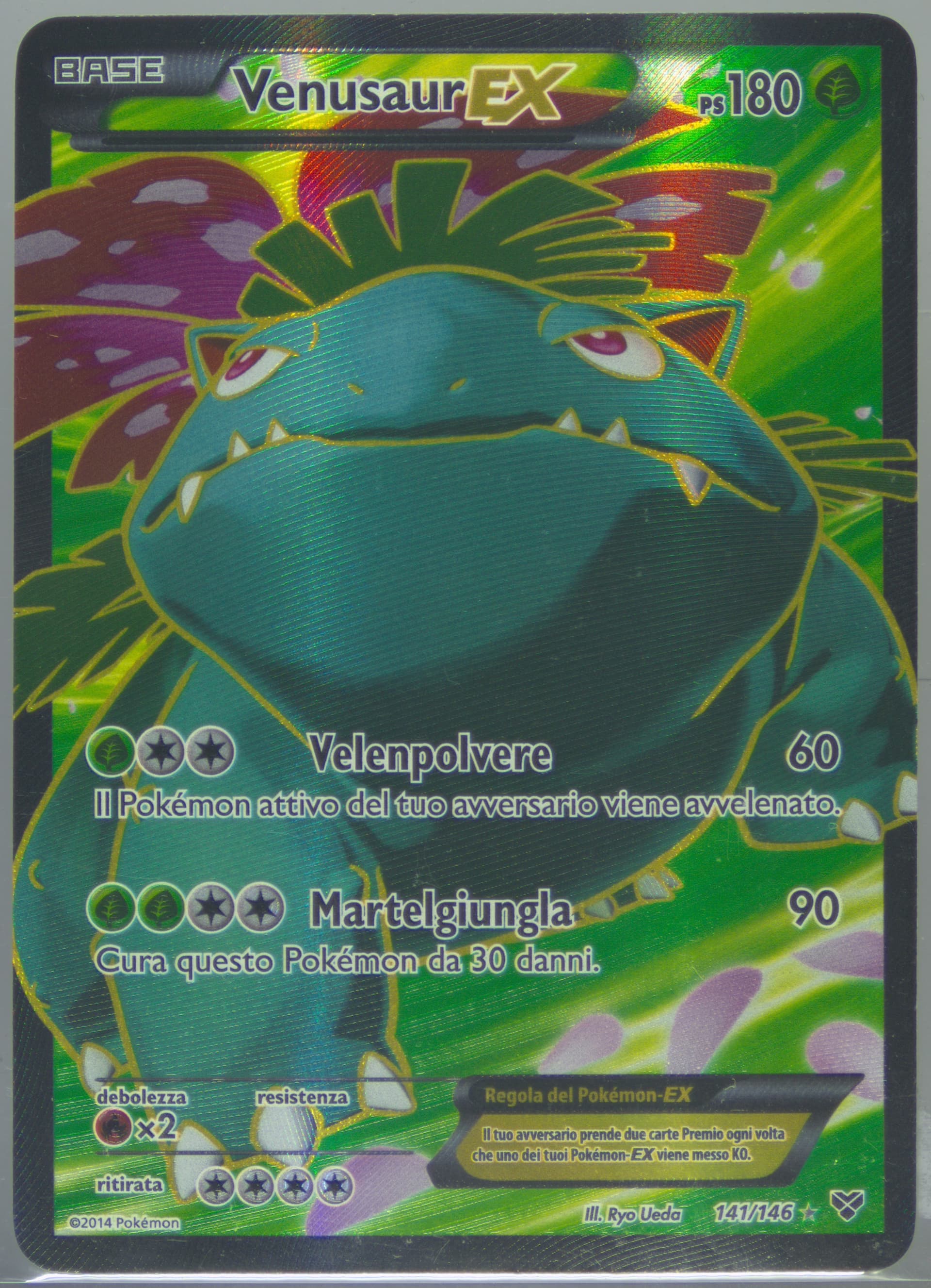 Full Art/Venusaur EX Italian (141) 2014 Pokemon XY