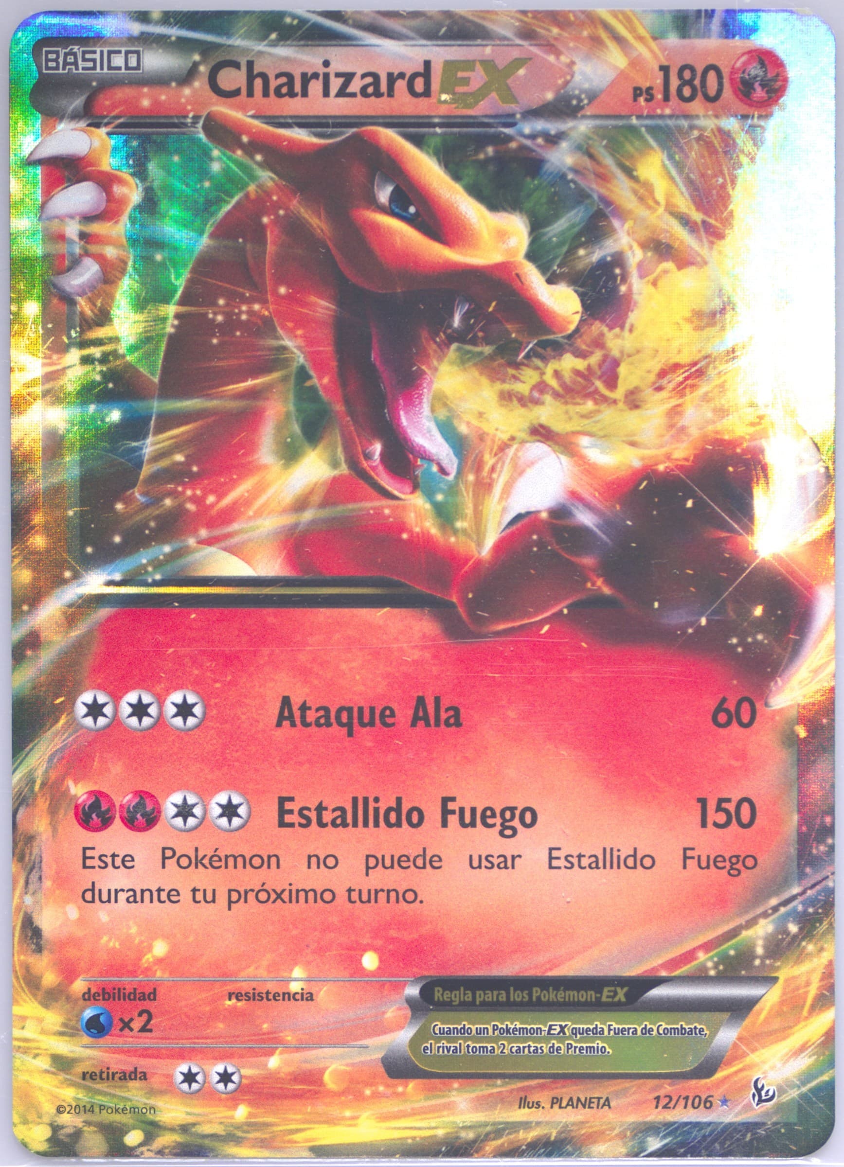 Charizard EX Spanish (12) 2014 Pokemon XY Flashfire
