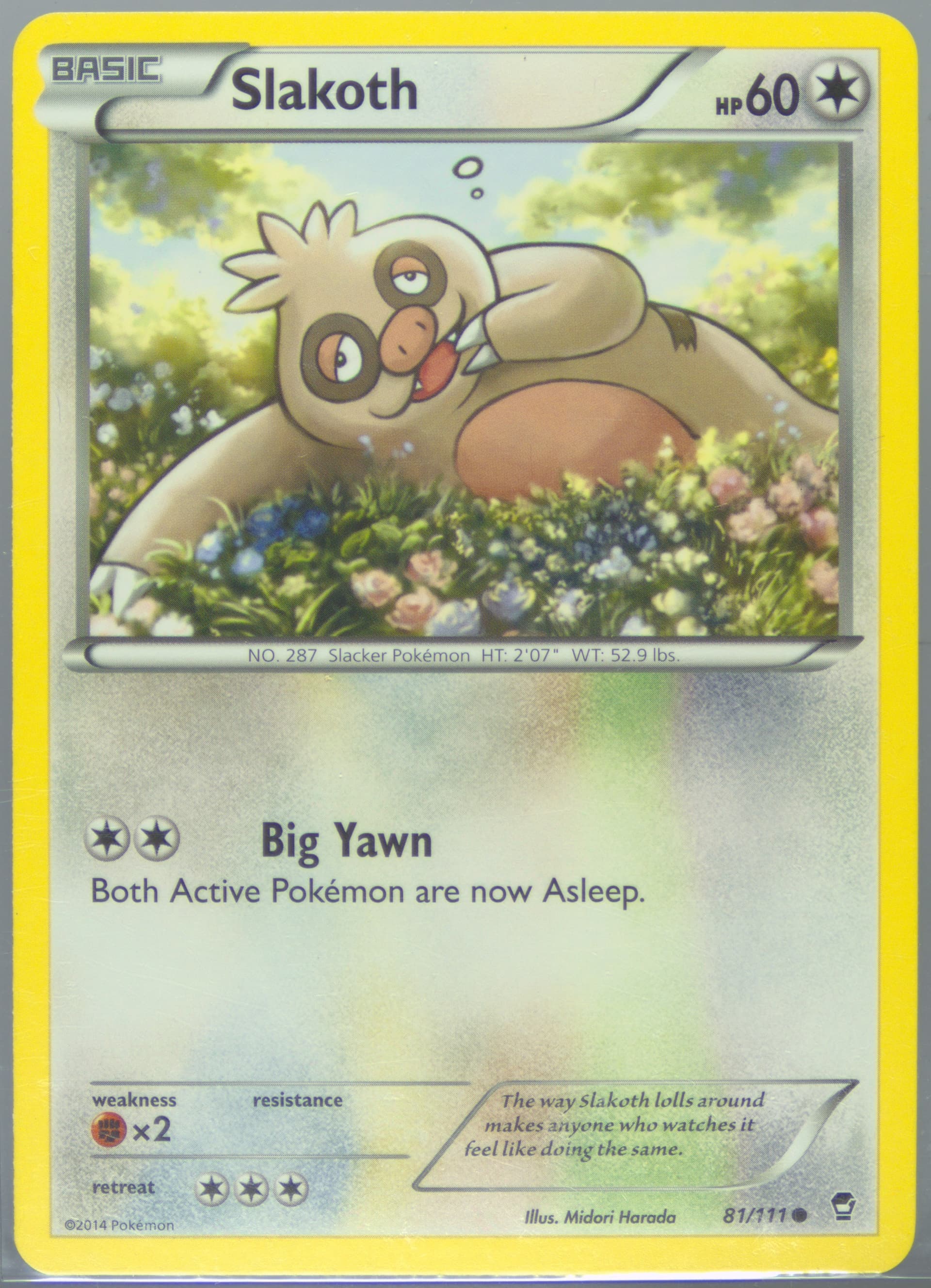 Slakoth (81) 2014 Pokemon XY Furious Fists