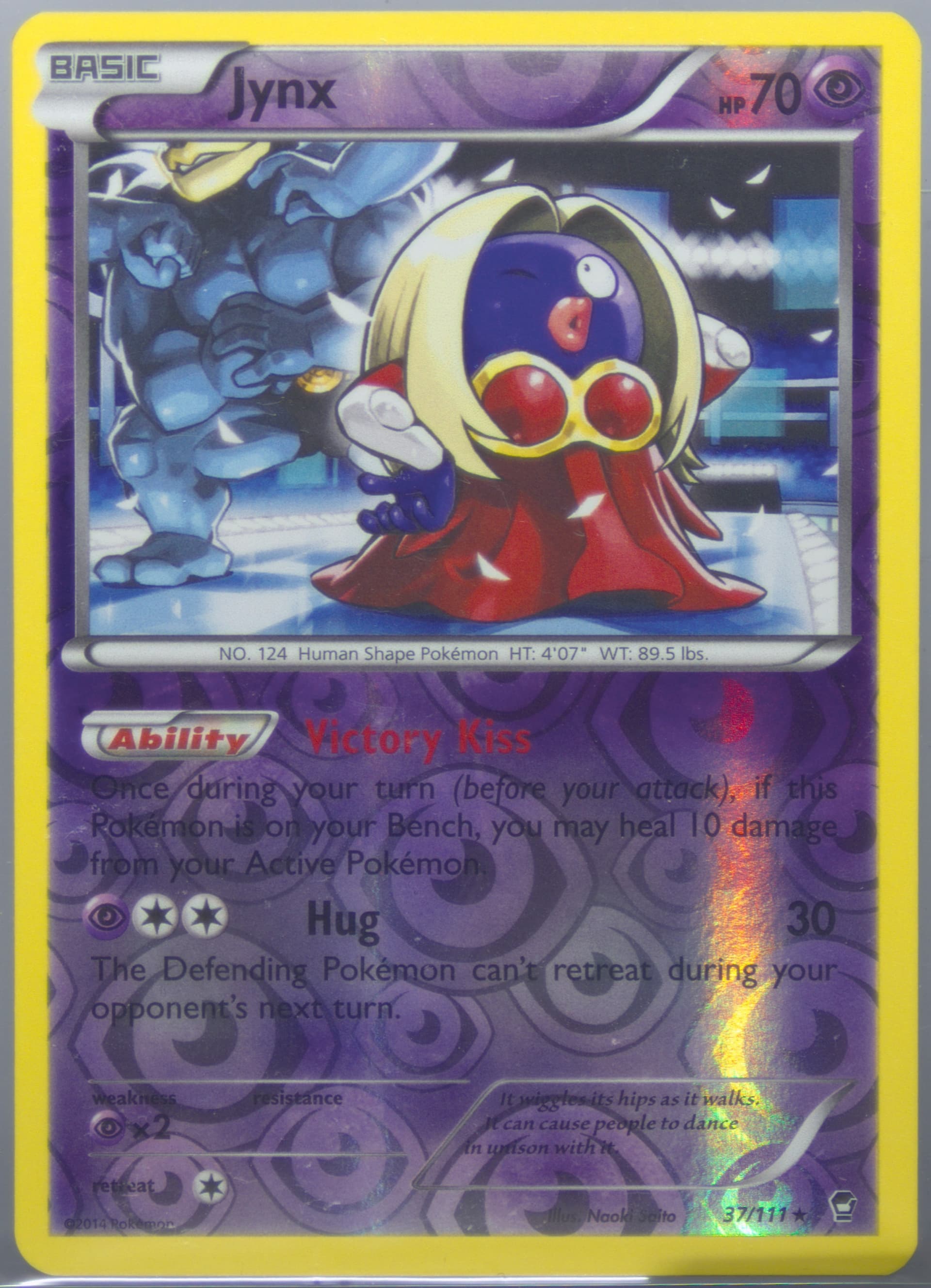 Jynx-Reverse Foil (37) 2014 Pokemon XY Furious Fists
