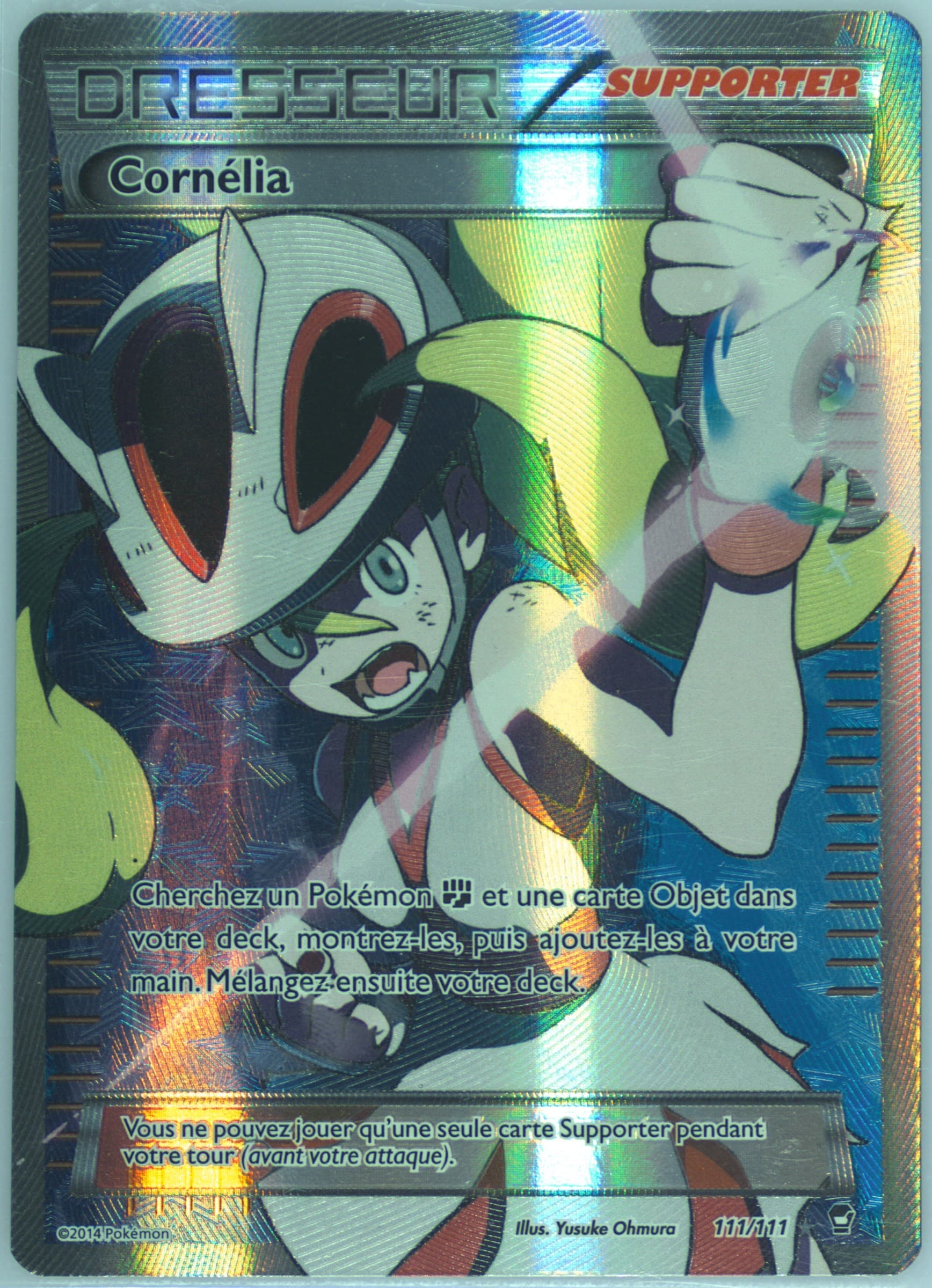 Full Art/Cornelia French (111) 2014 Pokemon XY Furious Fists