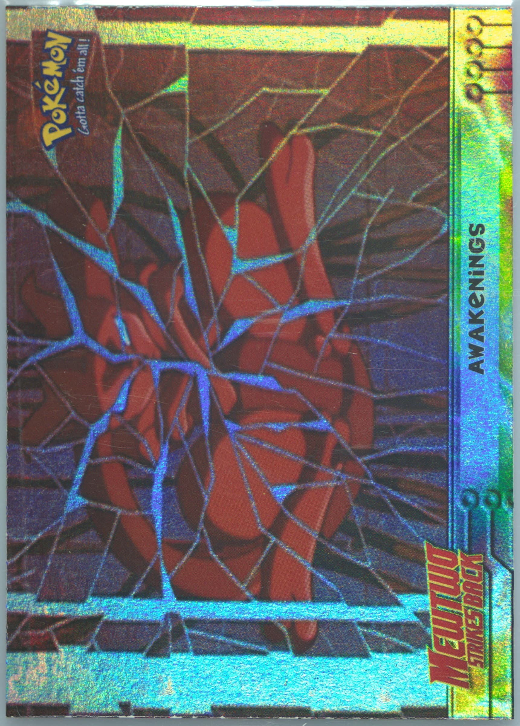 Movie Edition Awakenings-Rainbow Foil (2) 1999 Topps Pokemon the Movie Edt