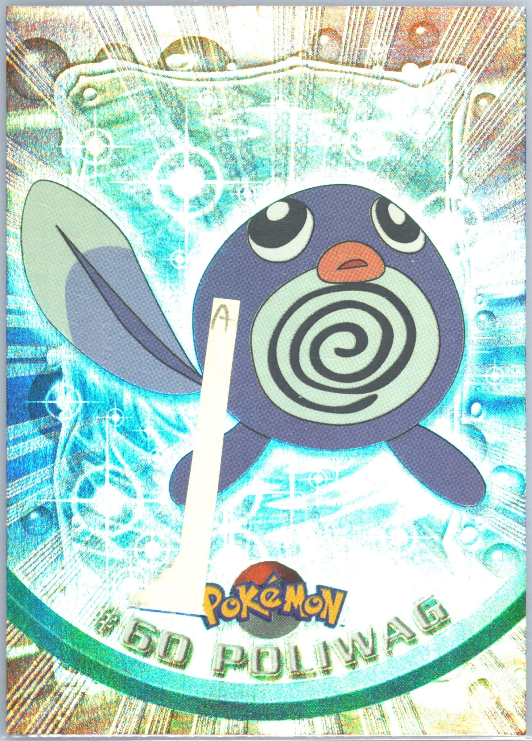 Poliwag Rainbow Foil (60) 1999 Topps Pokemon TV