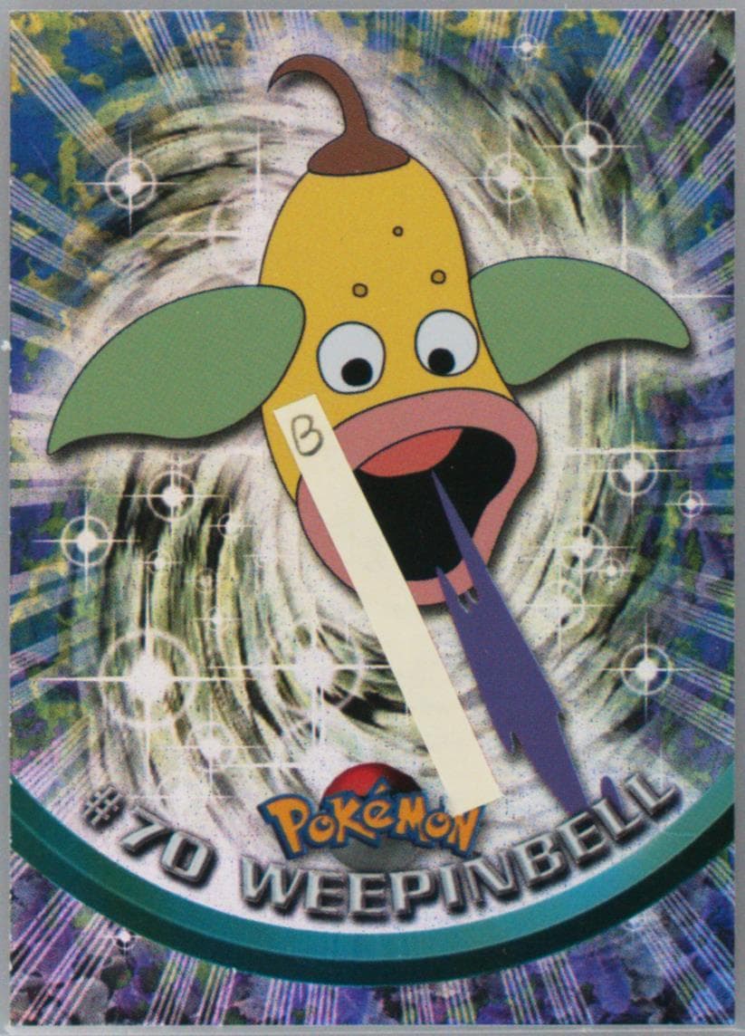 Weepinbell Rainbow Foil (70) 1999 Topps Pokemon TV