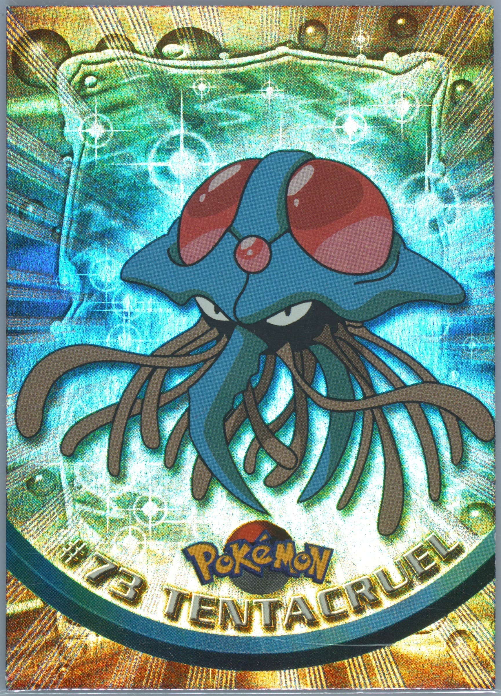 Tentacruel Rainbow Foil (73) 1999 Topps Pokemon TV