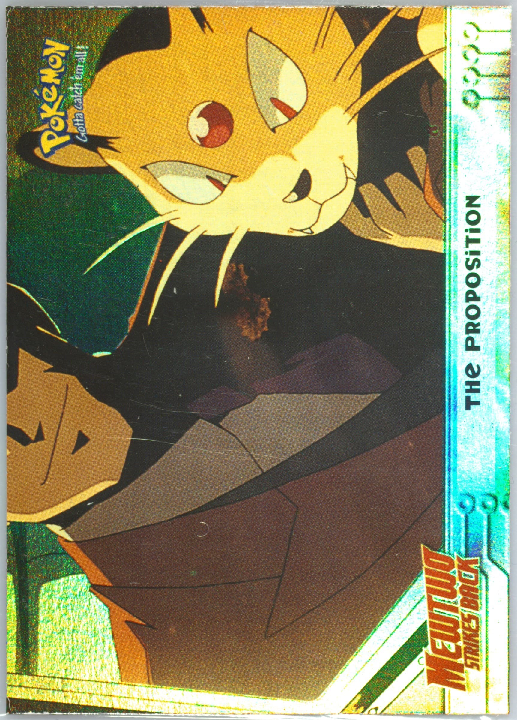 Movie Edition The Proposition-Rainbow Foil (5) 1999 Topps Pokemon the Movie Edt