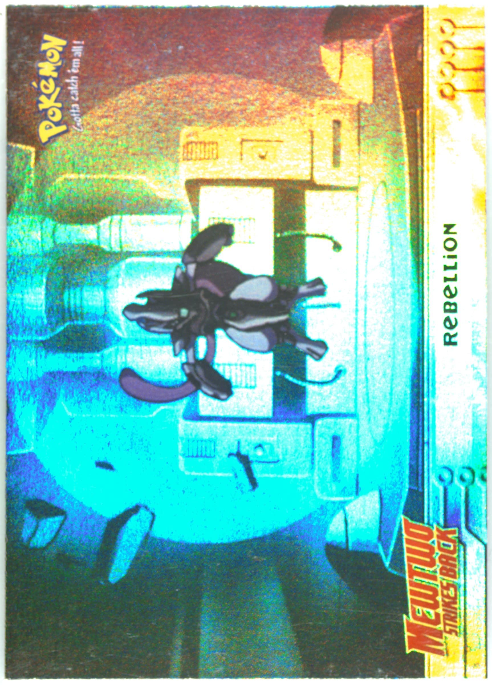 Movie Edition Rebellion-Rainbow Foil (8) 1999 Topps Pokemon the Movie Edt