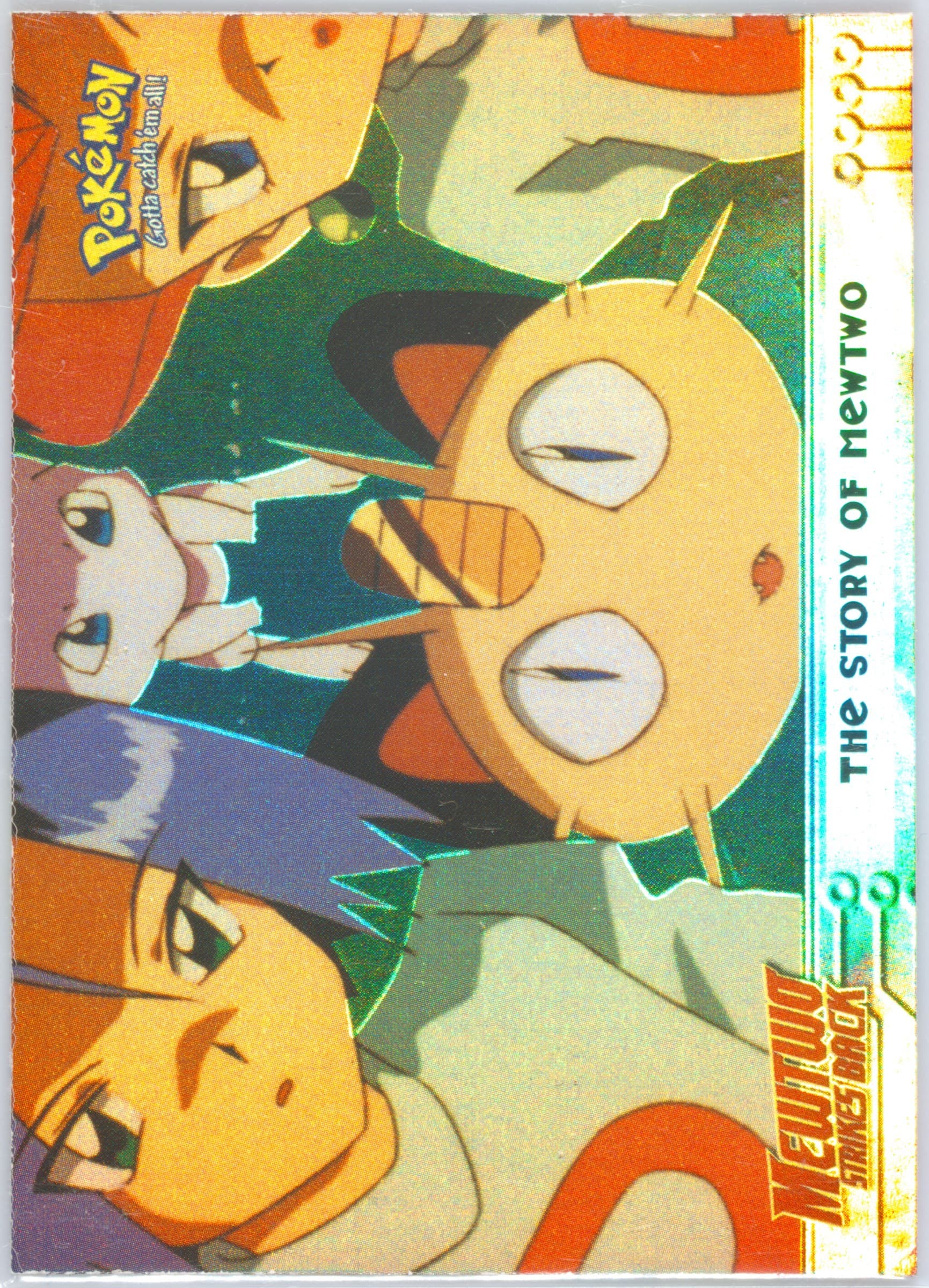 Movie Edition The Story of Mewtwo-Rainbow Foil (24) 1999 Topps Pokemon the Movie Edt