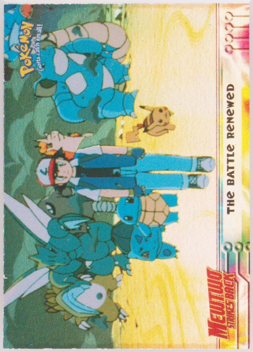 Movie Edition The Battle Renewed-Rainbow Foil (32) 1999 Topps Pokemon the Movie Edt