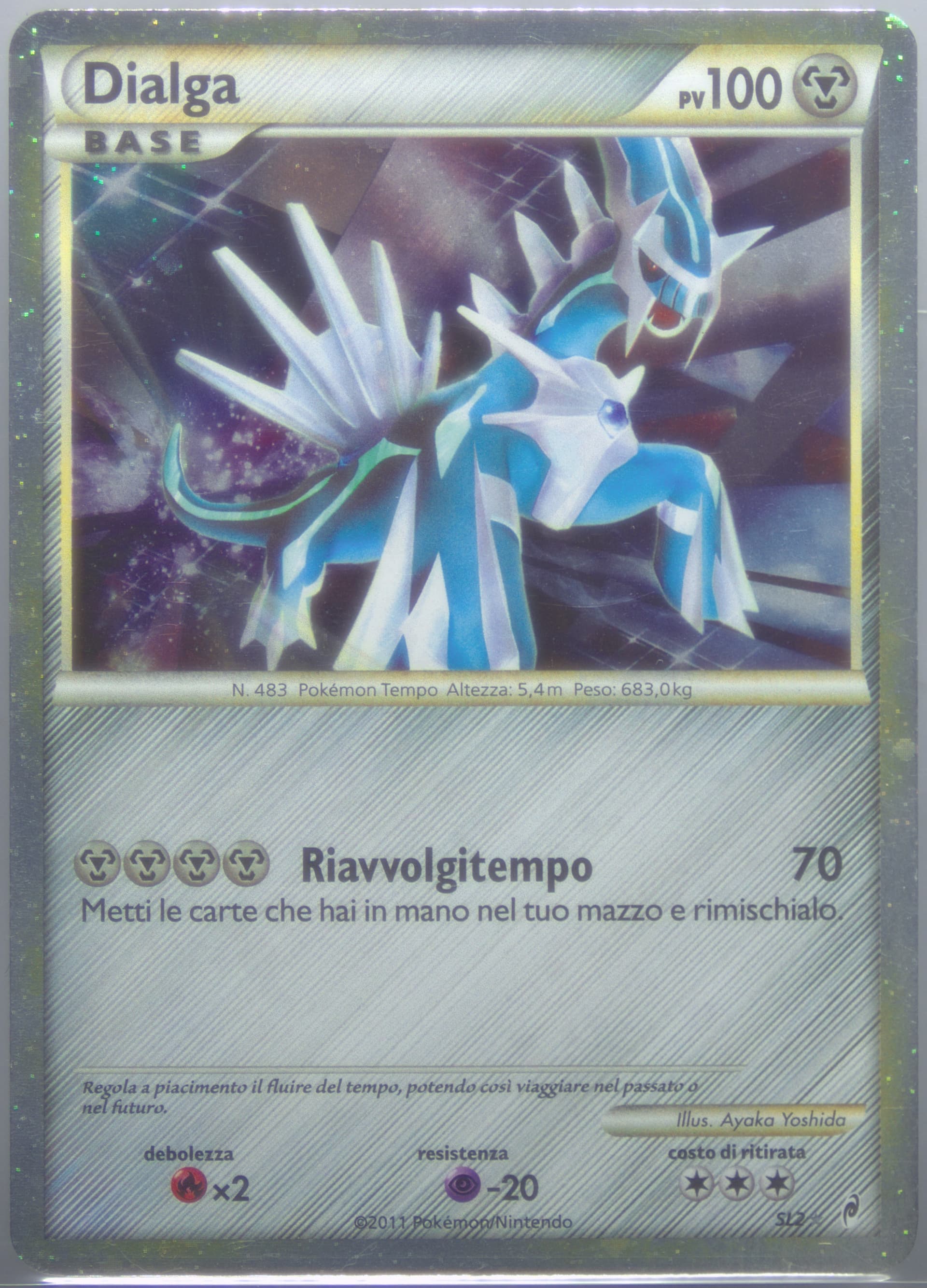 Dialga-Holo Italian (SL2) 2011 Pokemon Call of Legends