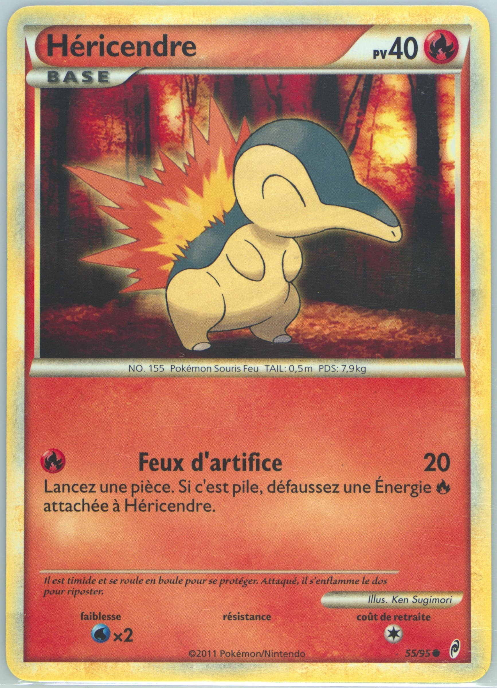 Hericendre French (55) 2011 Pokemon Call of Legends