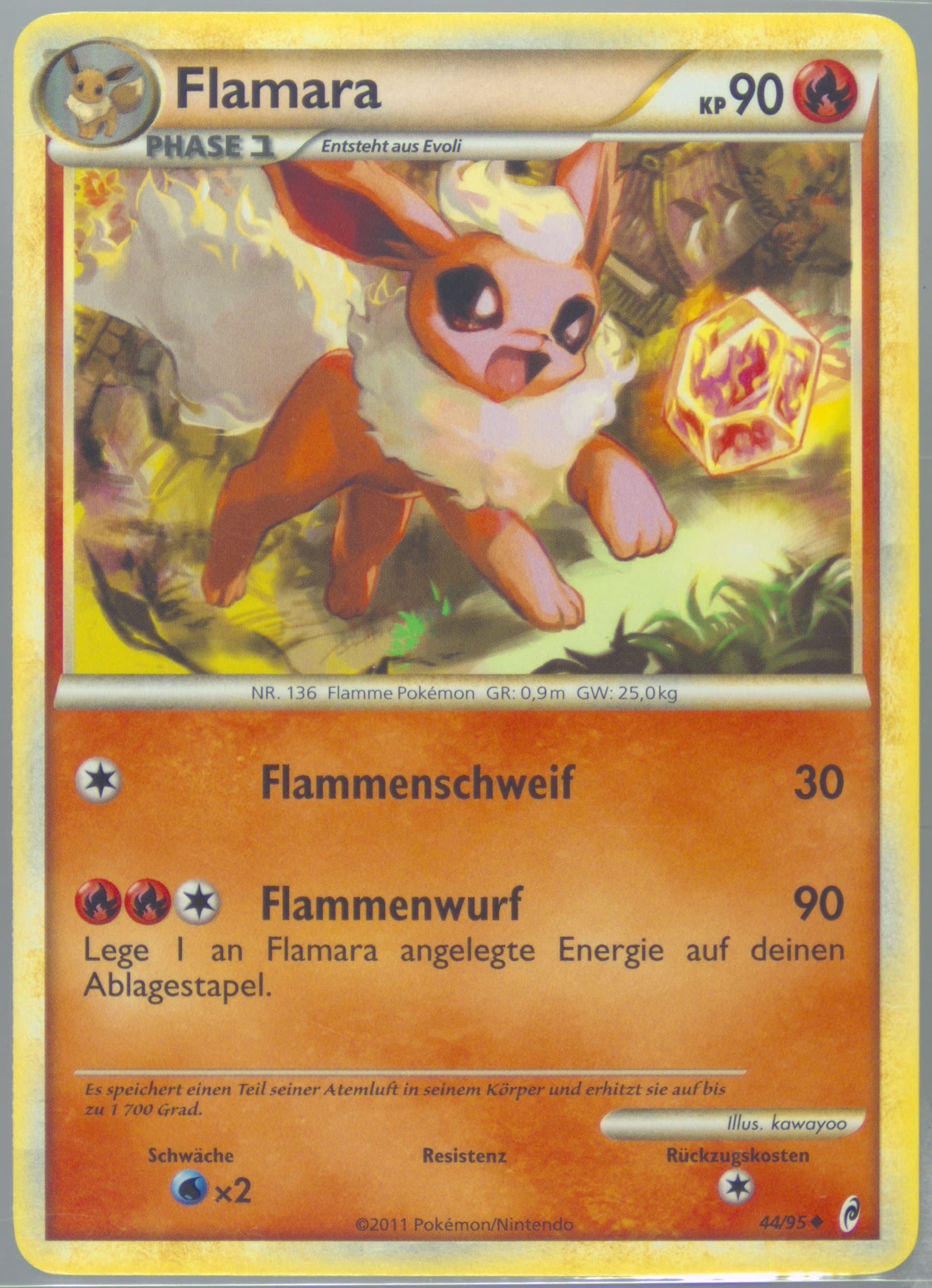 Flamara German (44) 2011 Pokemon Call of Legends