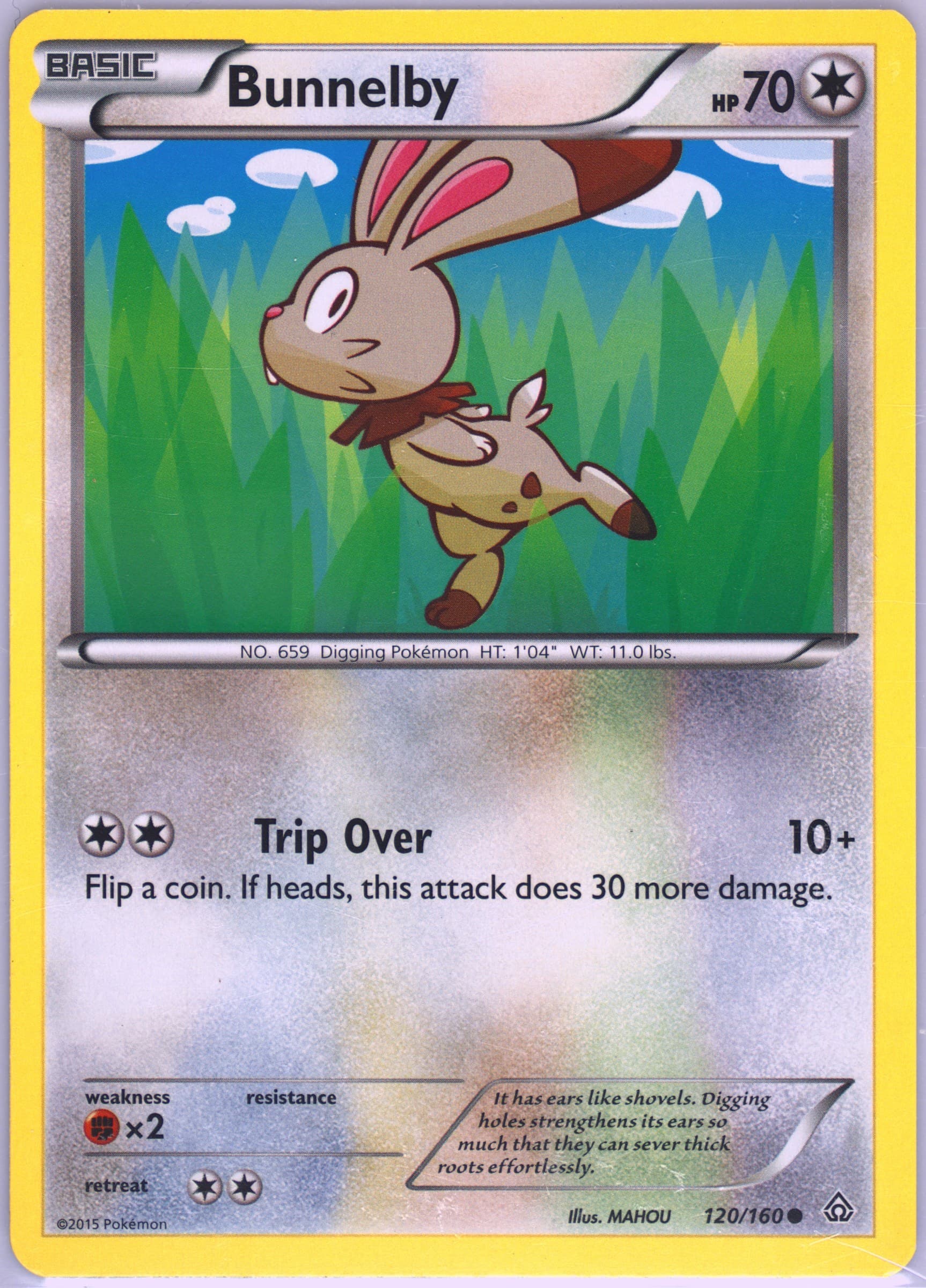 Bunnelby (120) 2015 Pokemon XY Primal Clash