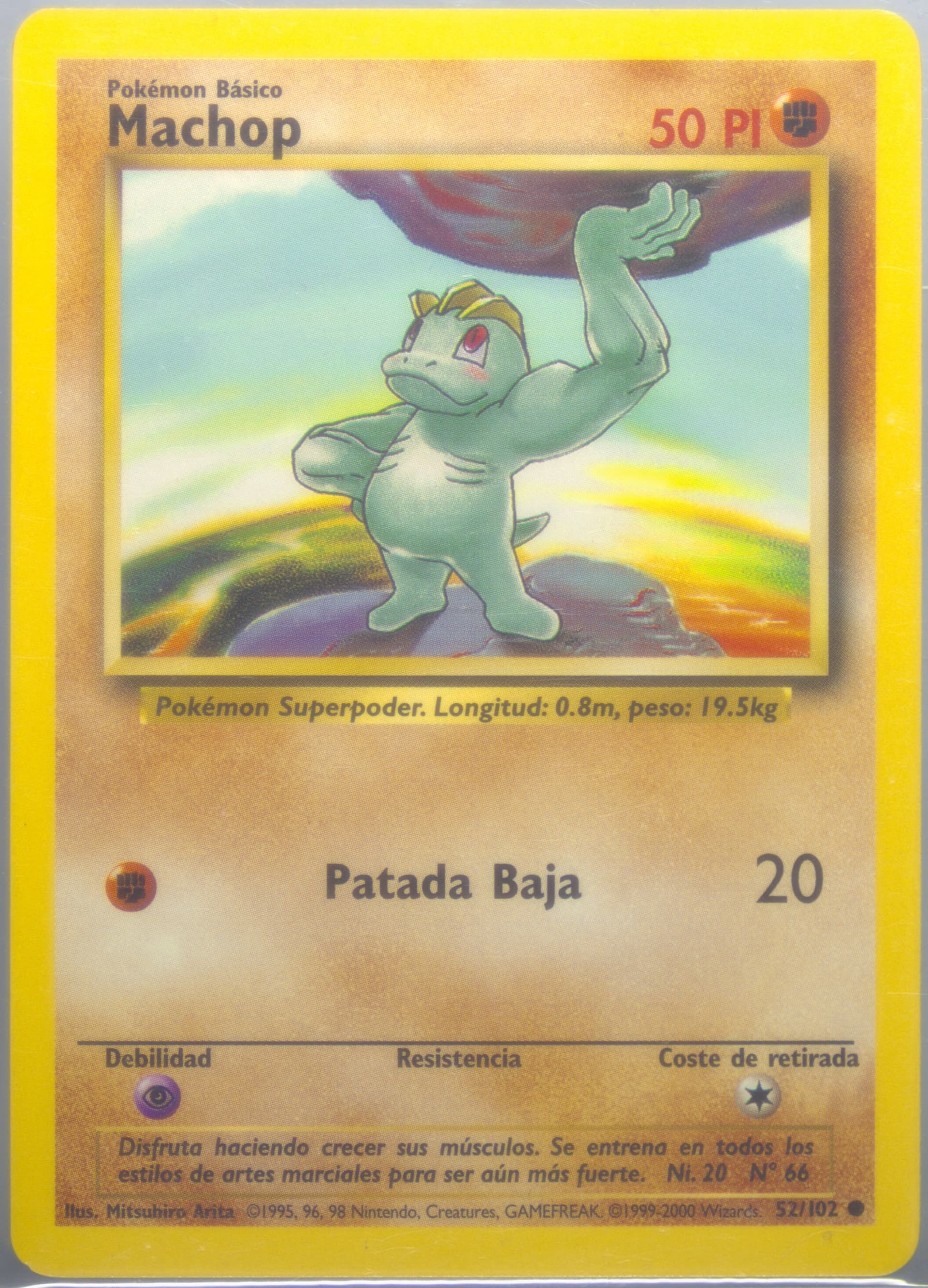 Machop (52) 1999 Pokemon Spanish