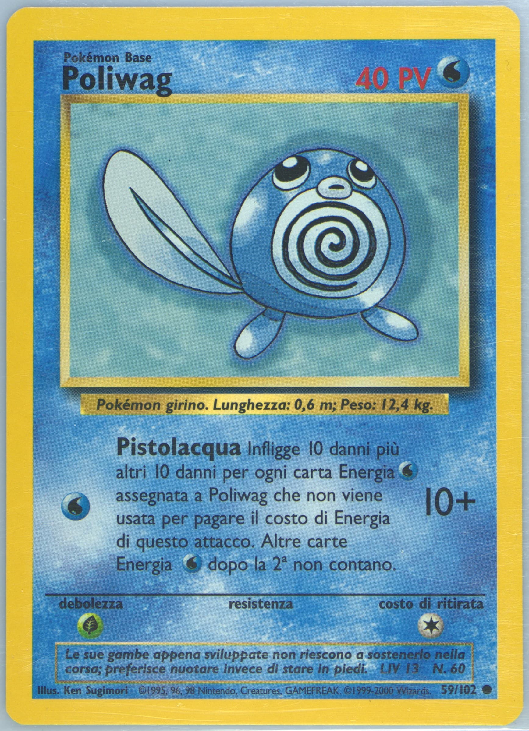 Poliwag Italian (59) 2000 Pokemon Game