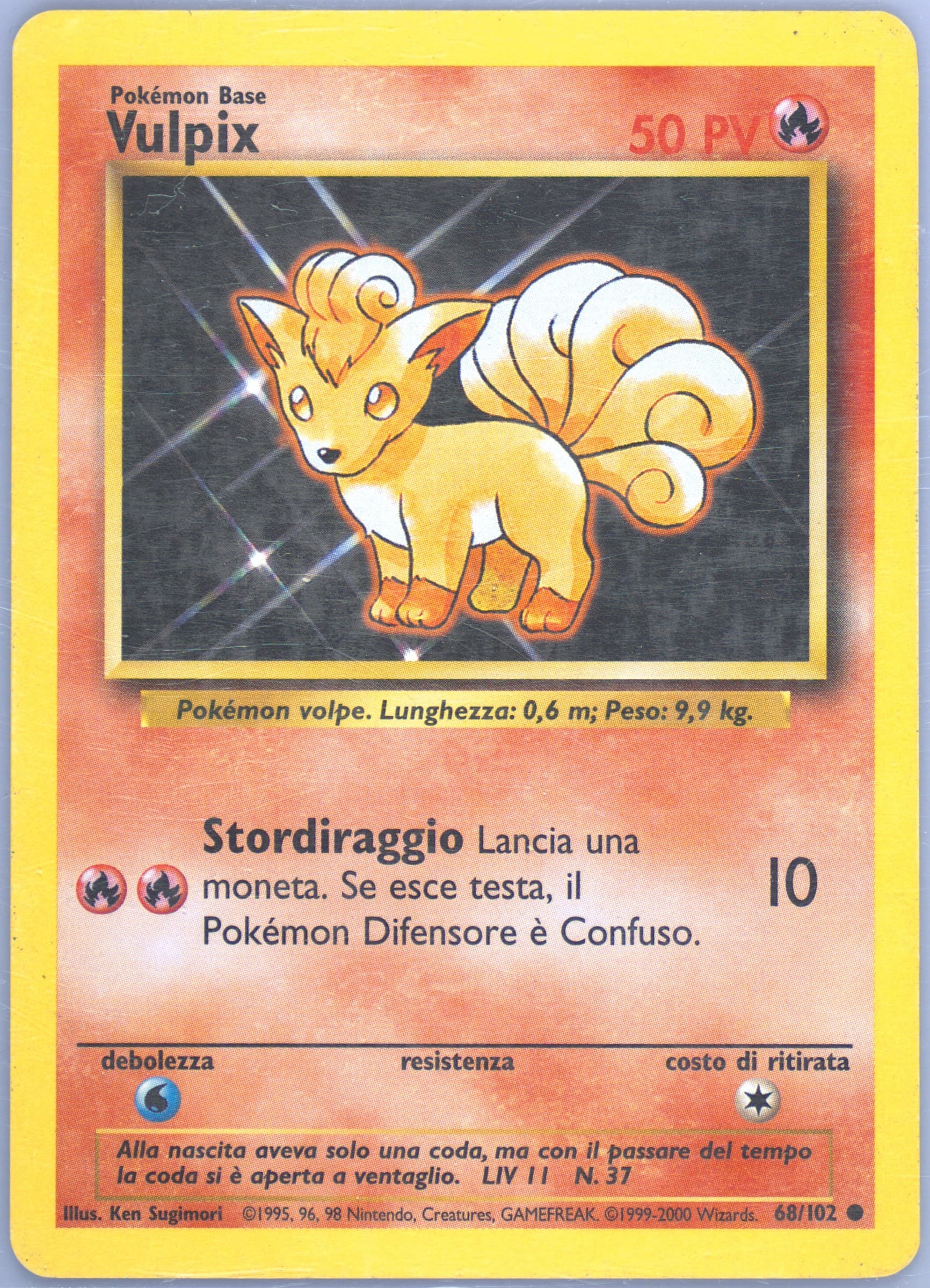 Vulpix Italian (68) 2000 Pokemon Game
