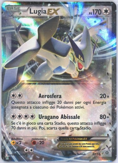 Lugia EX Italian (68) 2015 Pokemon XY Ancient Origins