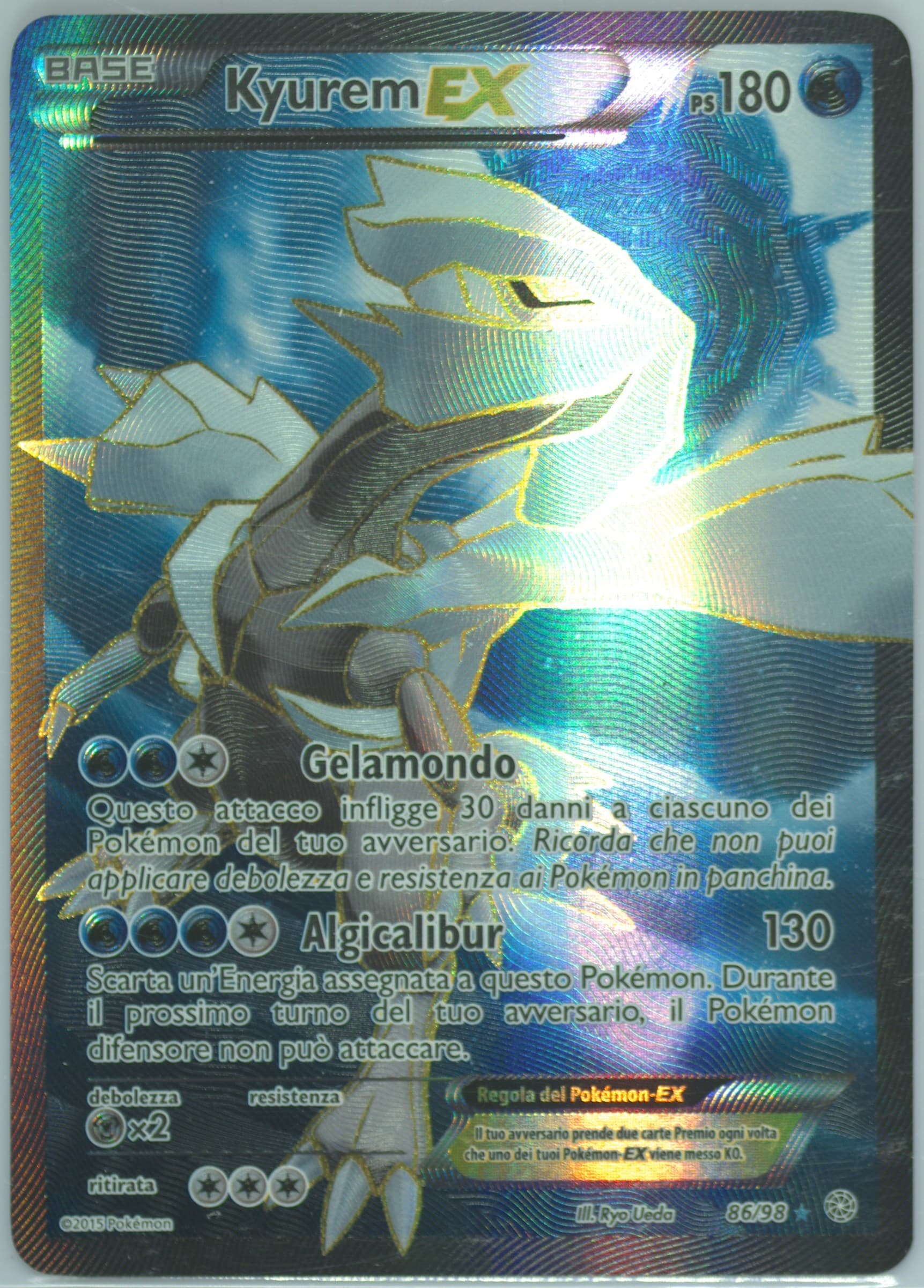 Full Art/Kyurem EX Italian (86) 2015 Pokemon XY Ancient Origins