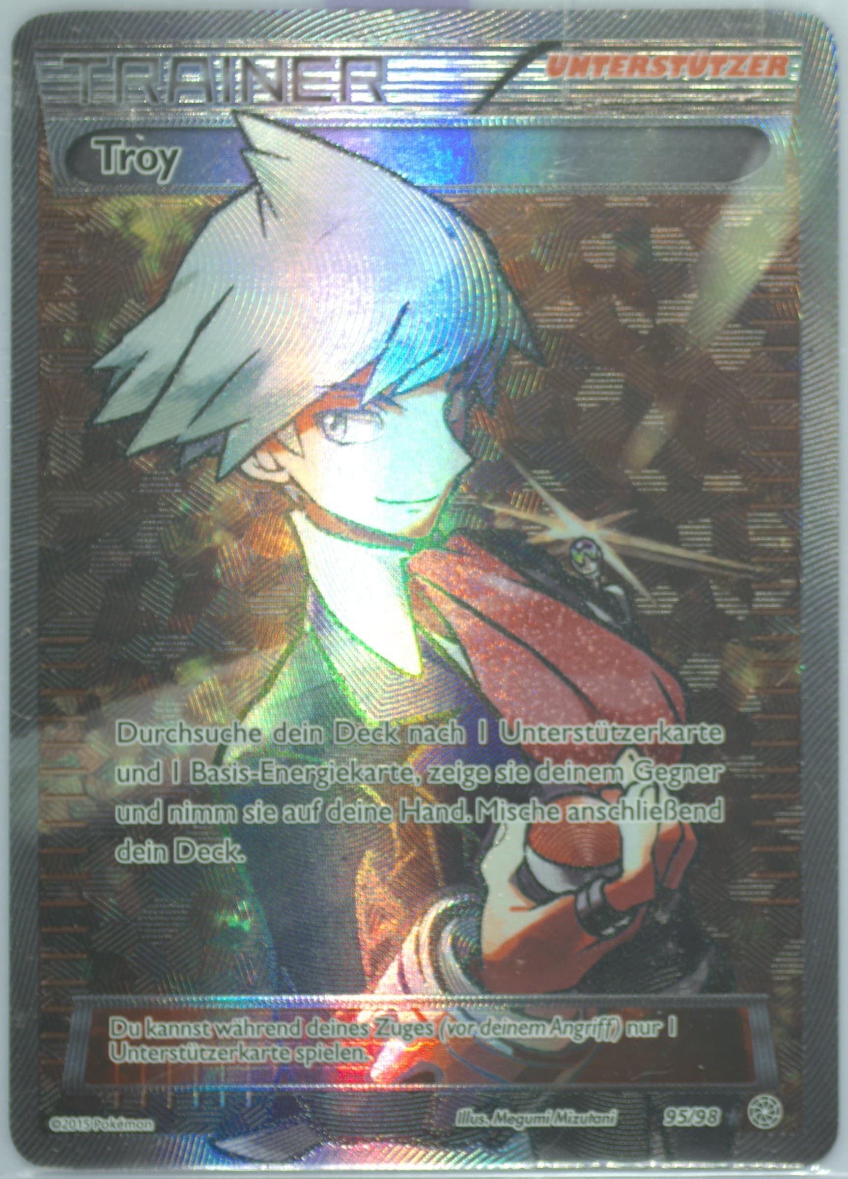 Full Art/Troy German (95) 2015 Pokemon XY Ancient Origins
