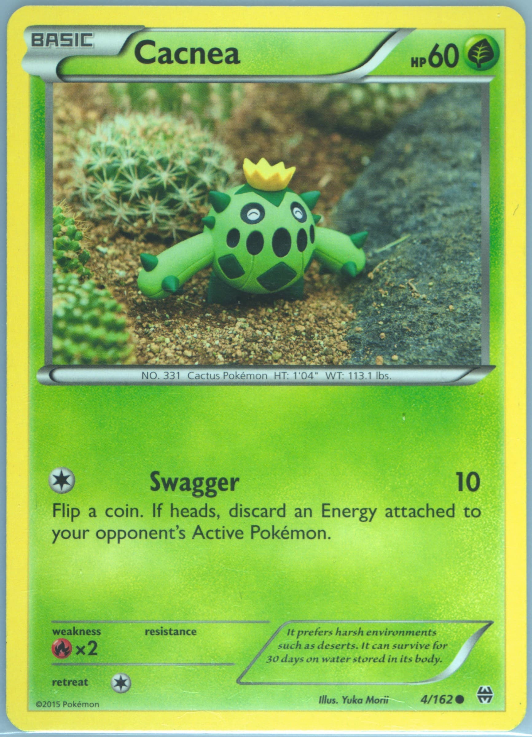 Cacnea (4) 2015 Pokemon XY Breakthrough