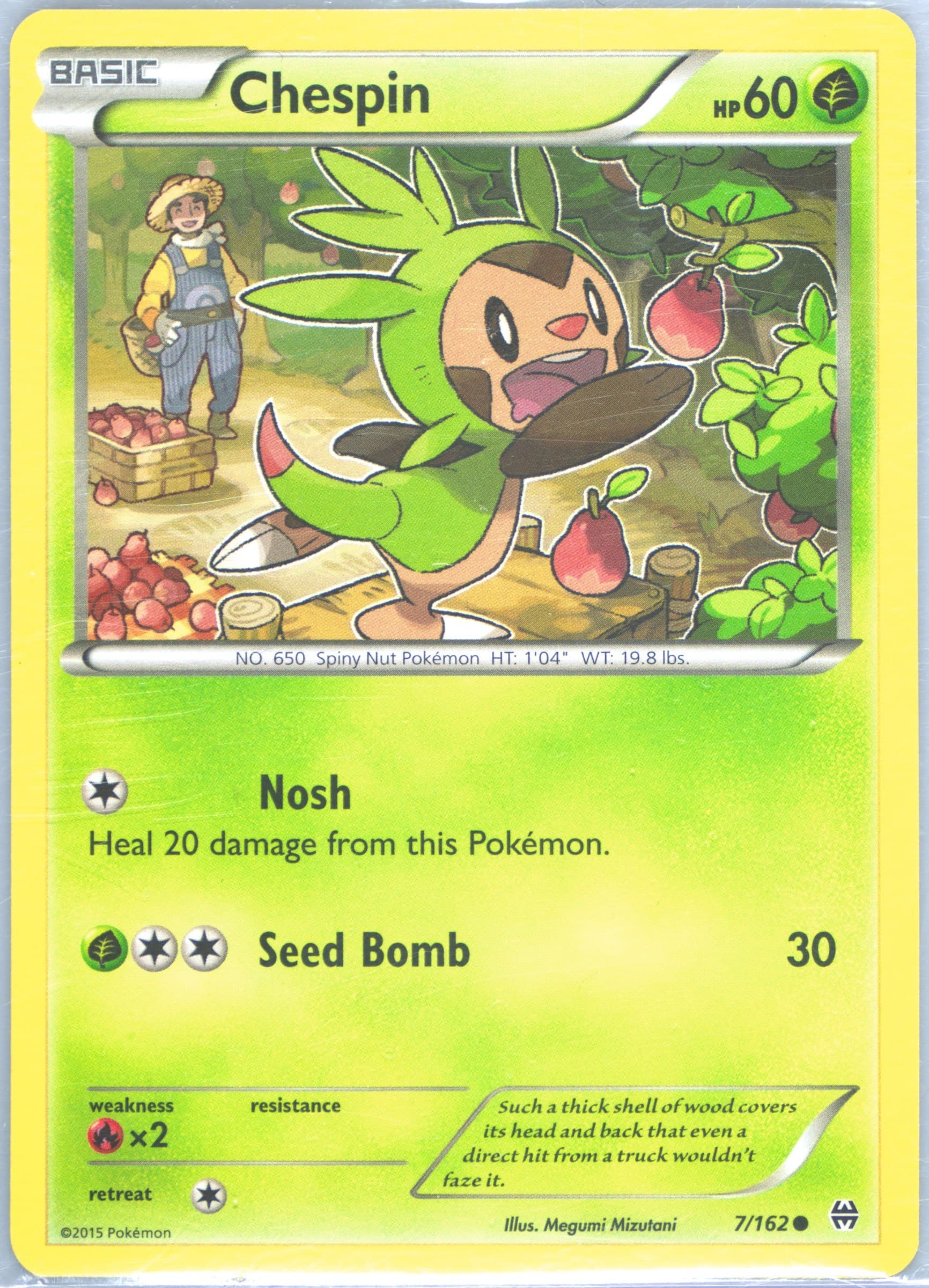 Chespin (7) 2015 Pokemon XY Breakthrough